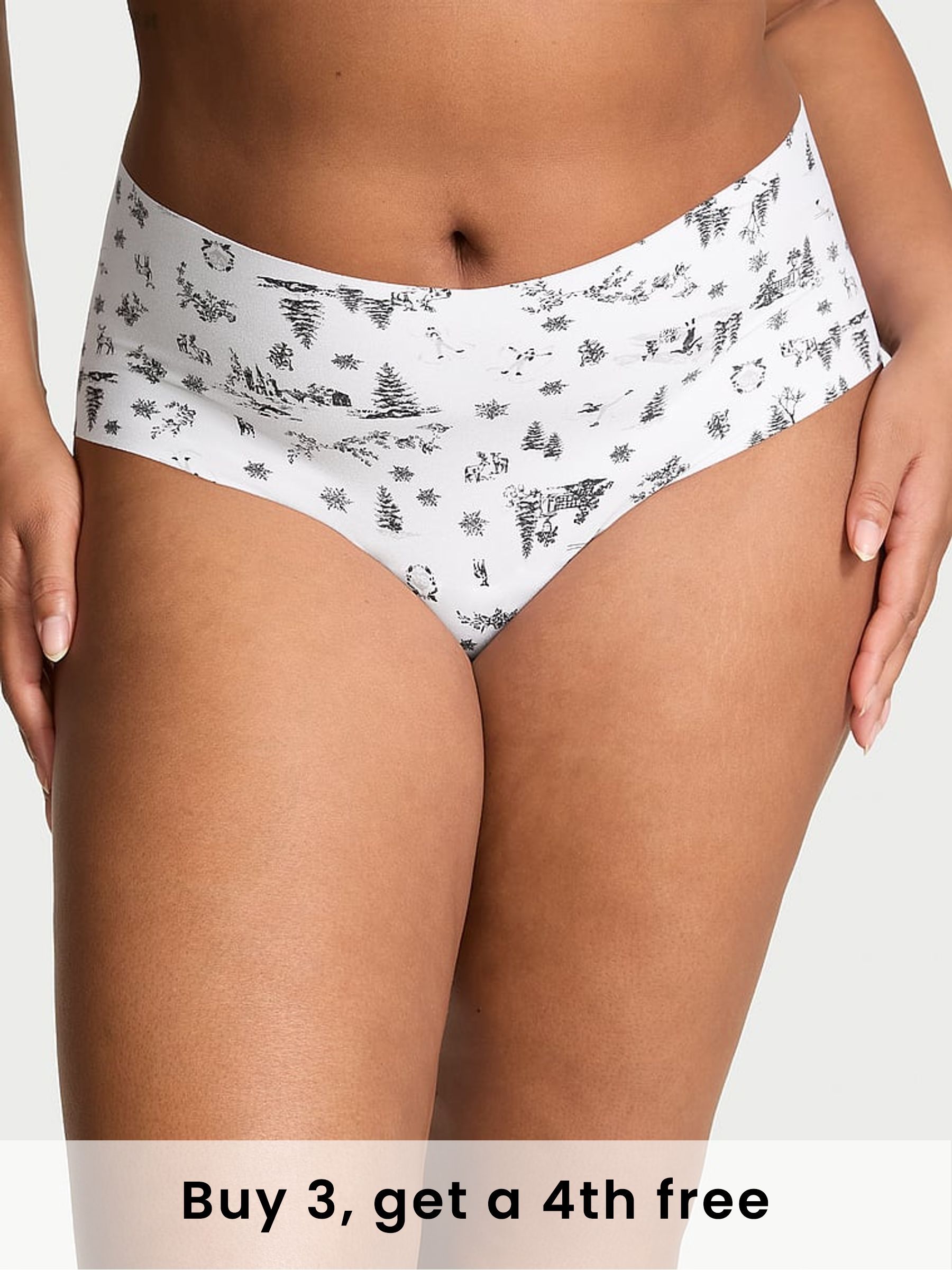 Winter White Cheeky Knickers (W50708) | £9