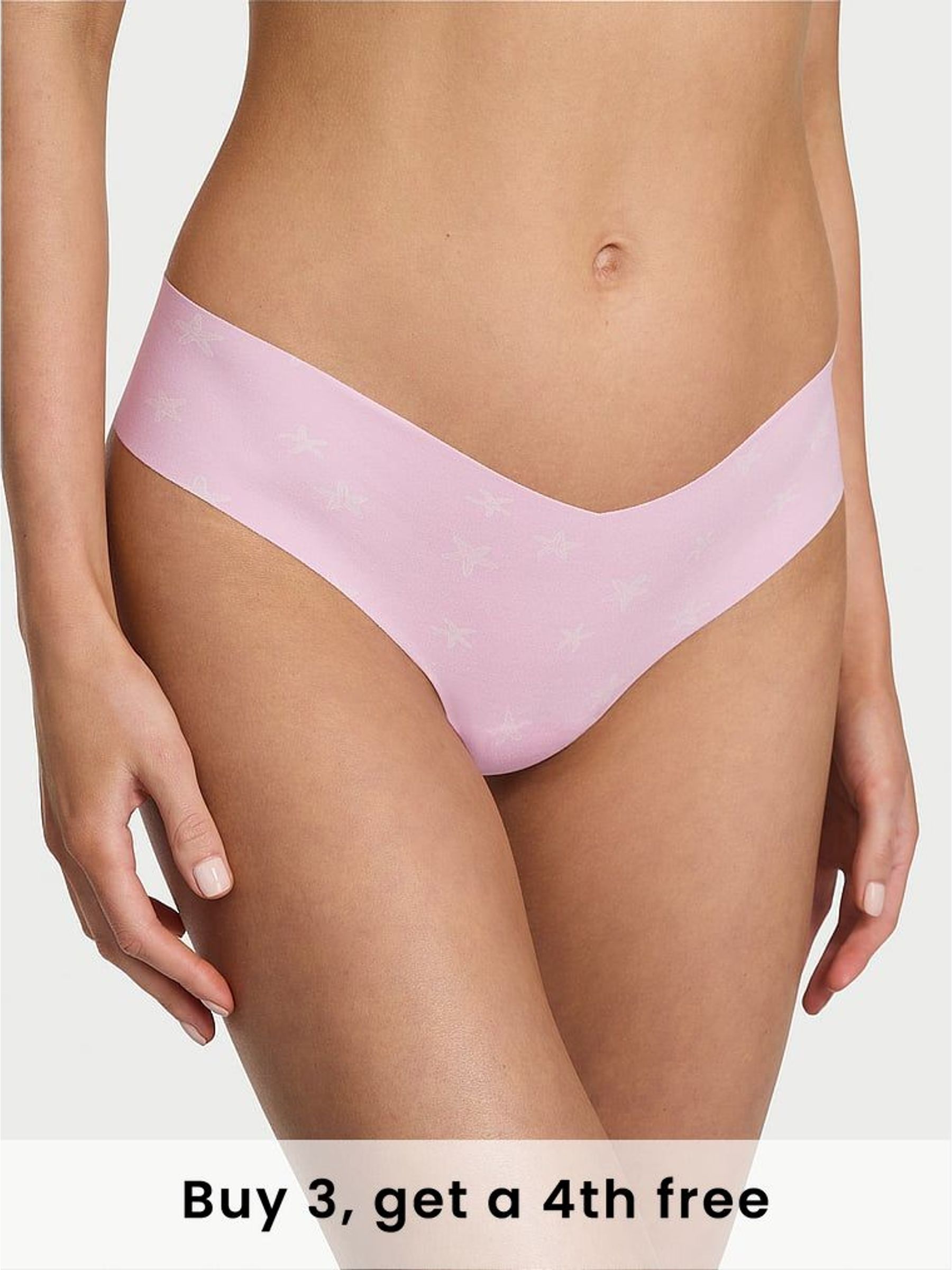 Starfish Purple Thong Knickers (W50735) | £9