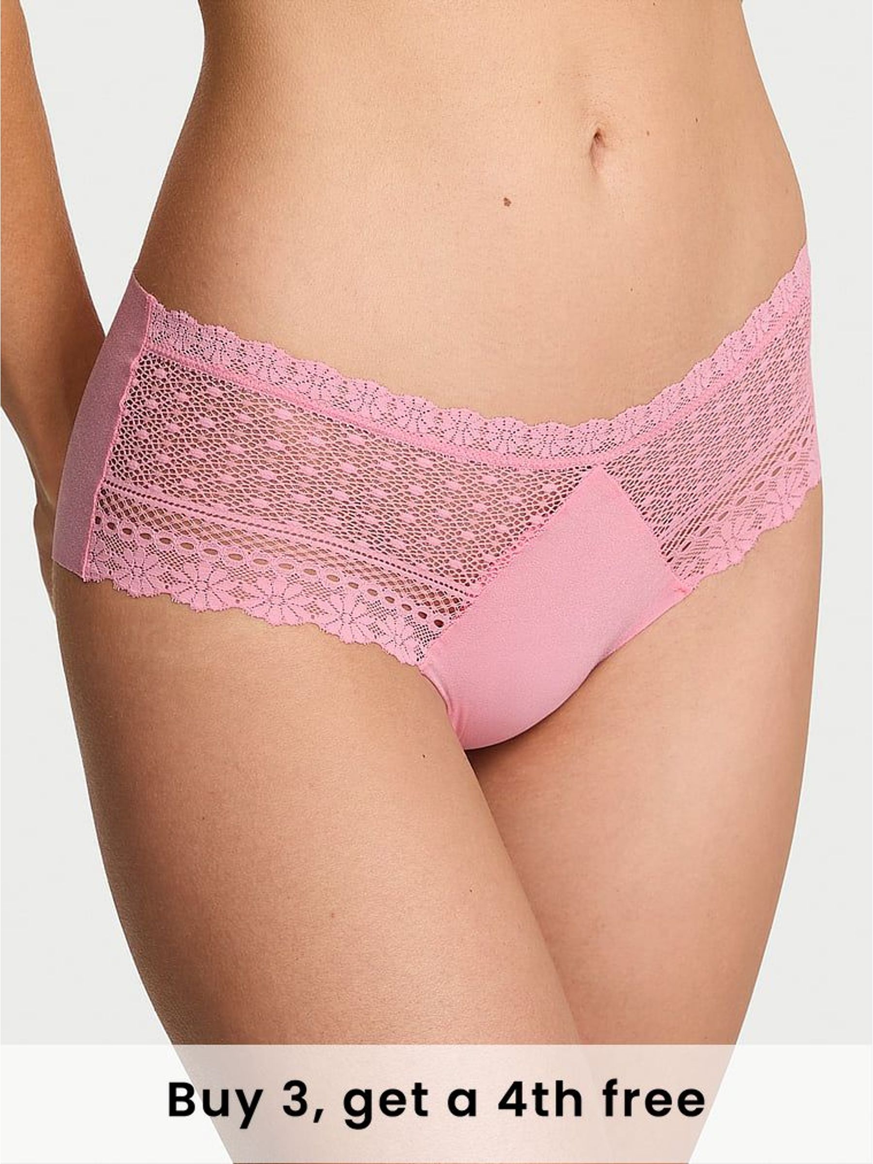 Pink Hope Cheeky Daisy Lace Knickers (W50830) | £9