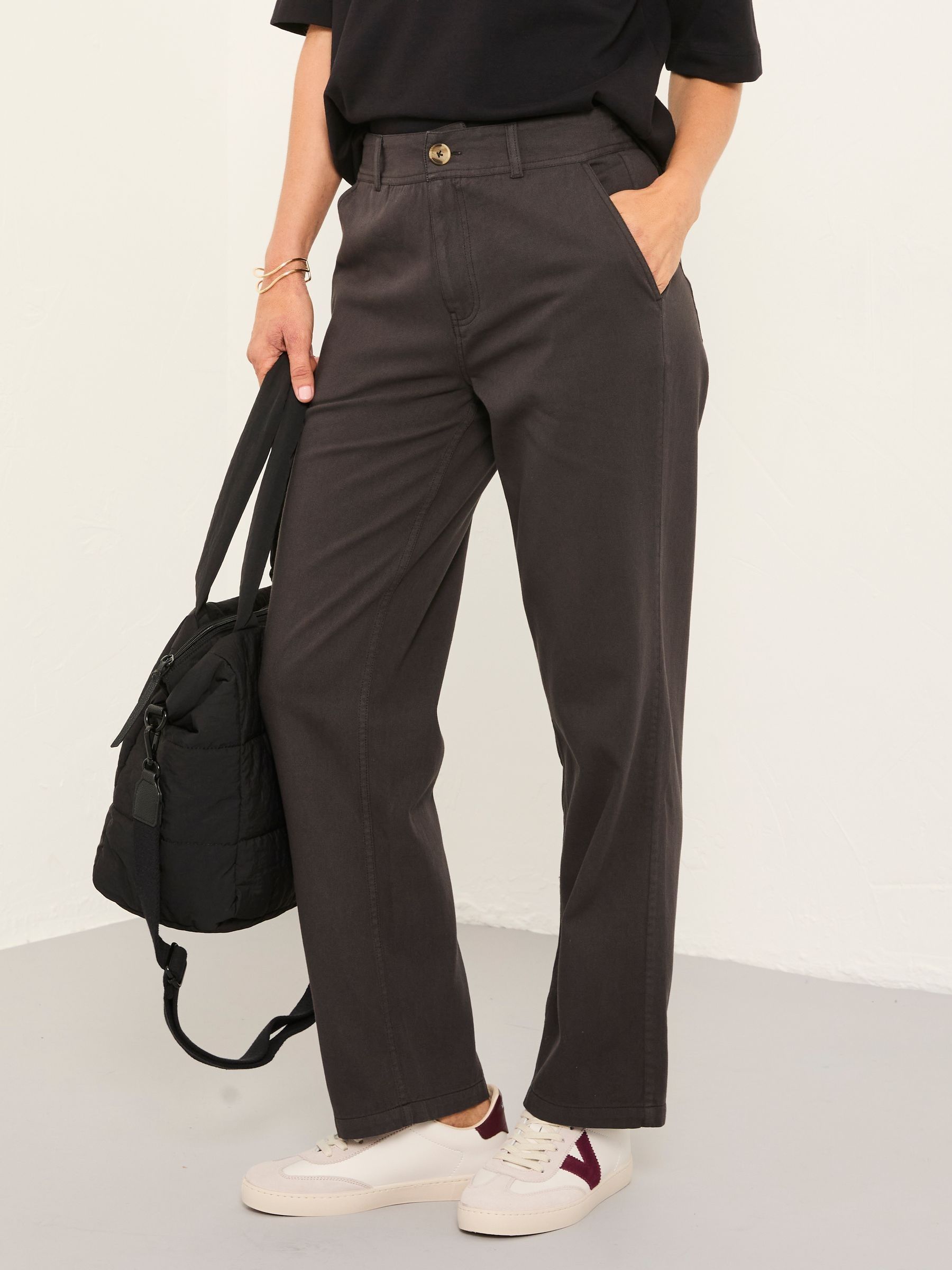 Fynley Charcoal Grey Tapered Trouser (W54371) | £59