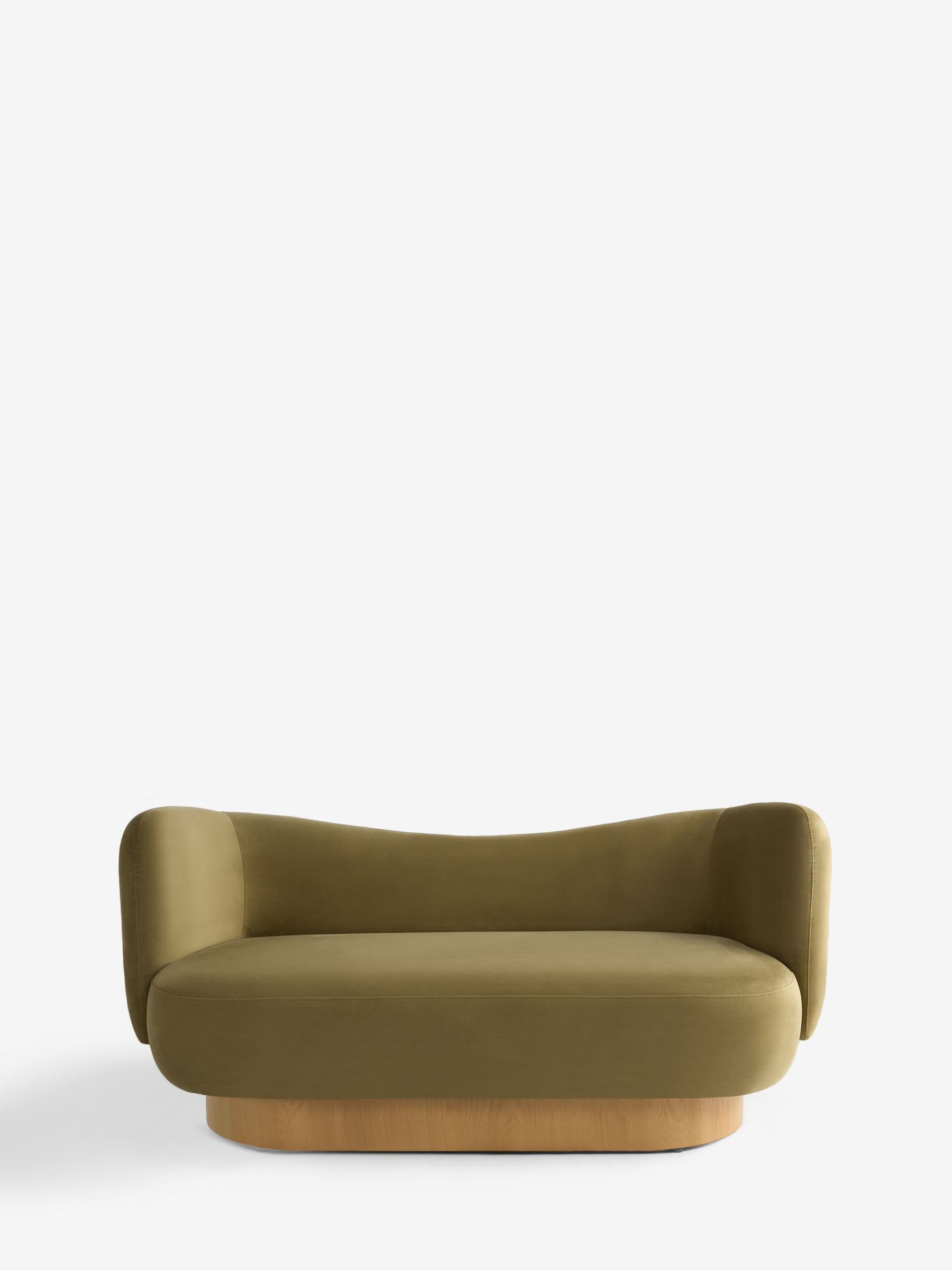 Novara 2 Seater Sofa in Fern Green Velvet (W55405) | £699