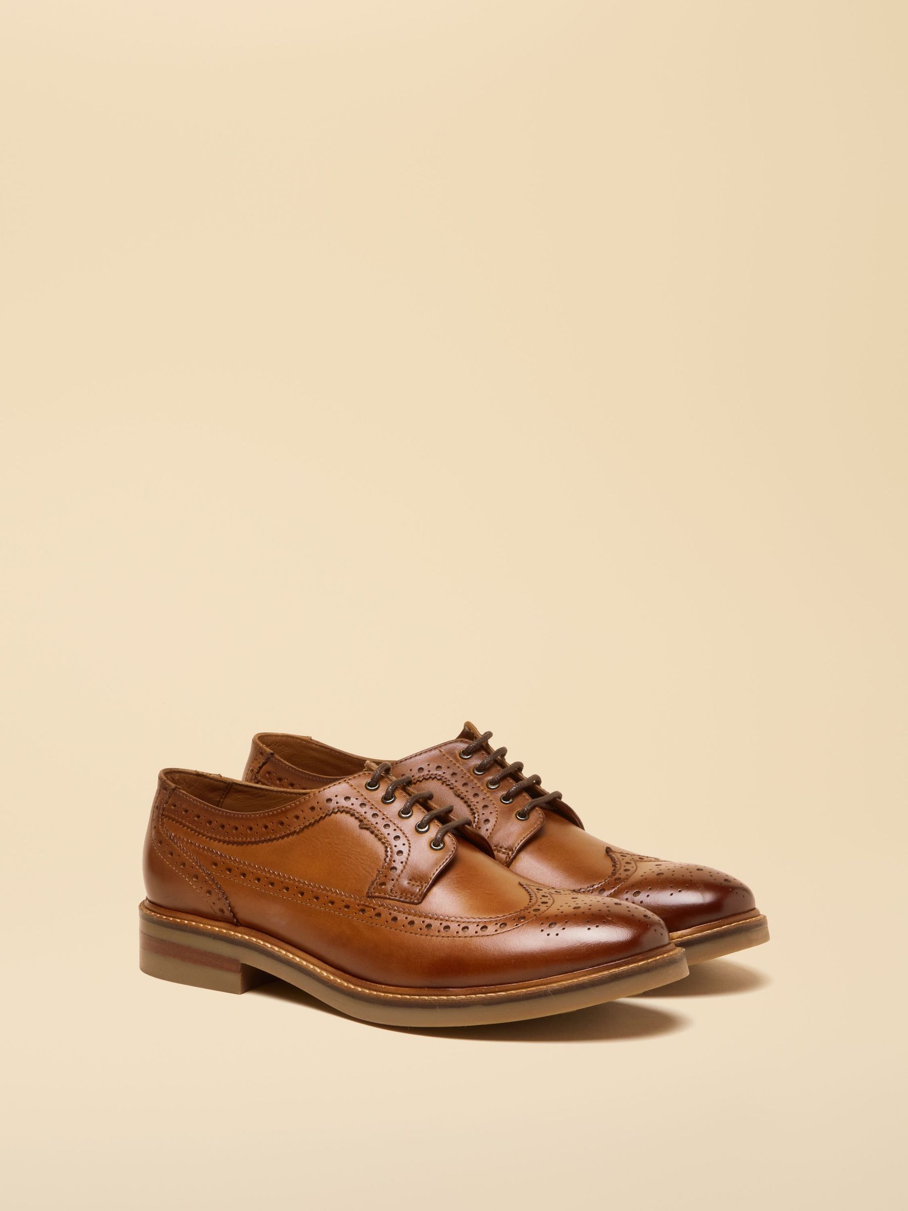 Tan Brown Suede Brogue (W55611) | £82