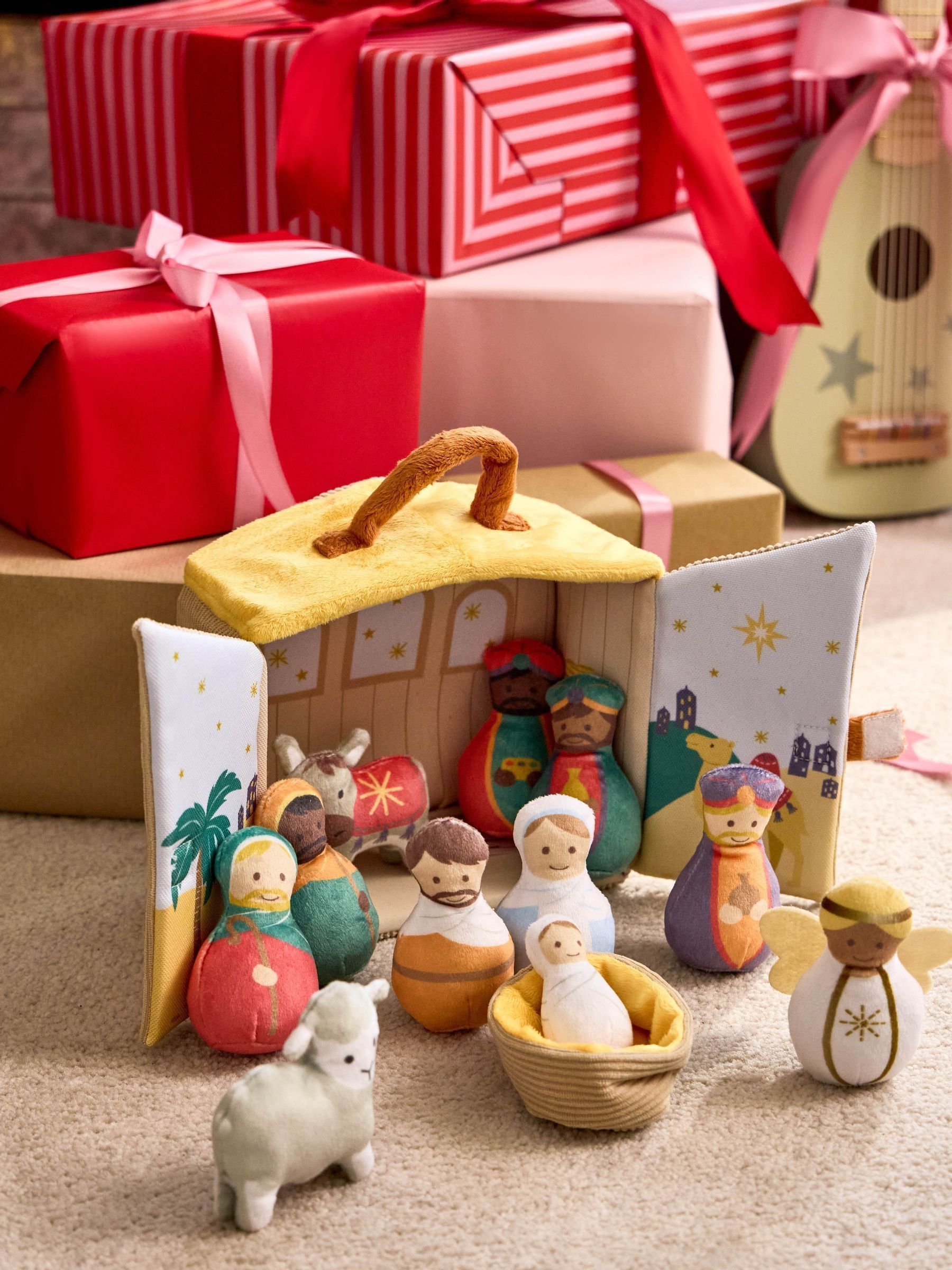 Soft Nativity Set With Plush Bag (W55676) | £42
