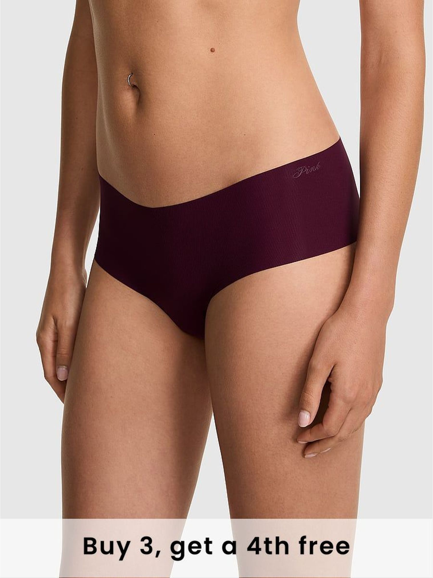 Purple Rose Cheeky No Show Rib Knickers (W55734) | £9