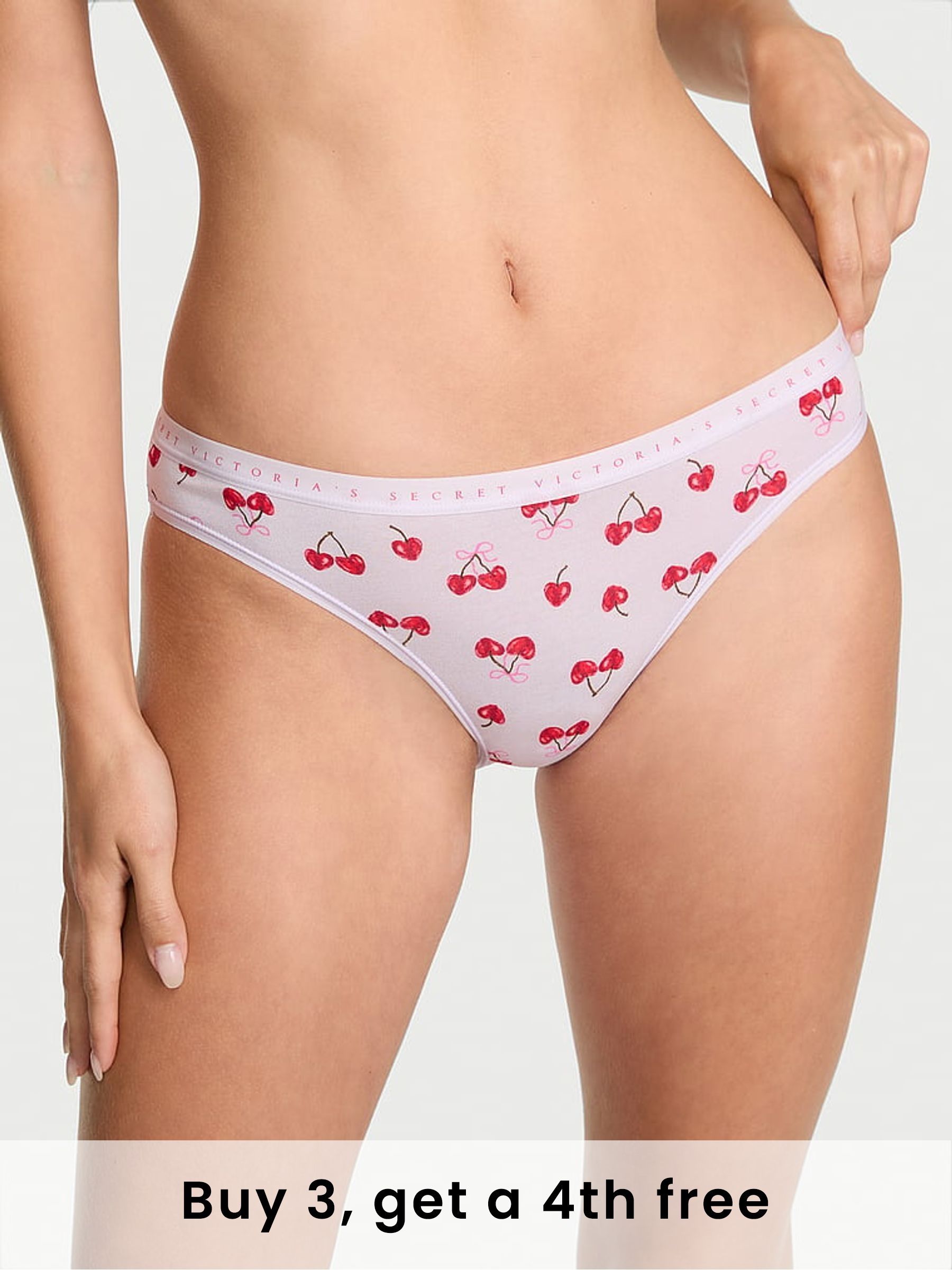Pink Cherries Bikini Knickers (W57884) | £9