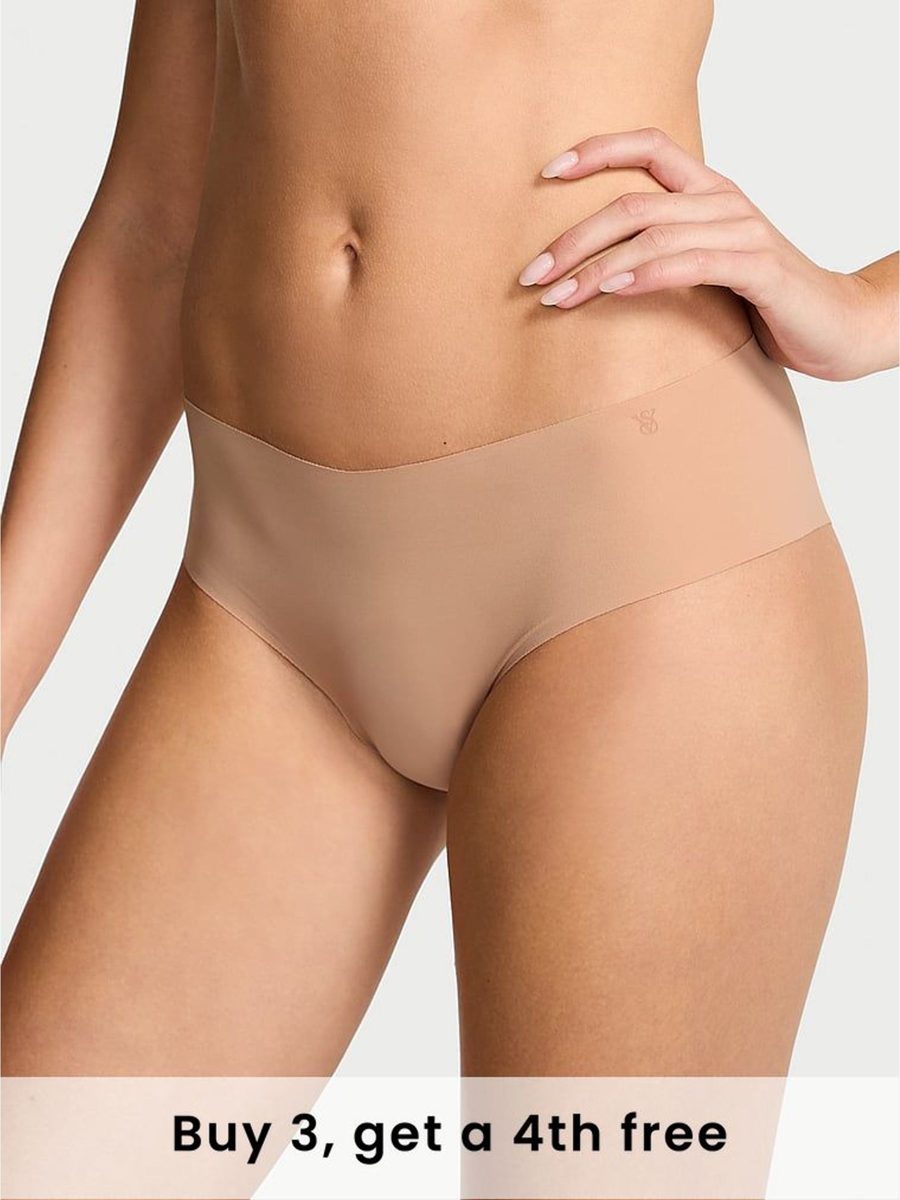 Praline Nude Cheeky Print Knickers (W58892) | £9