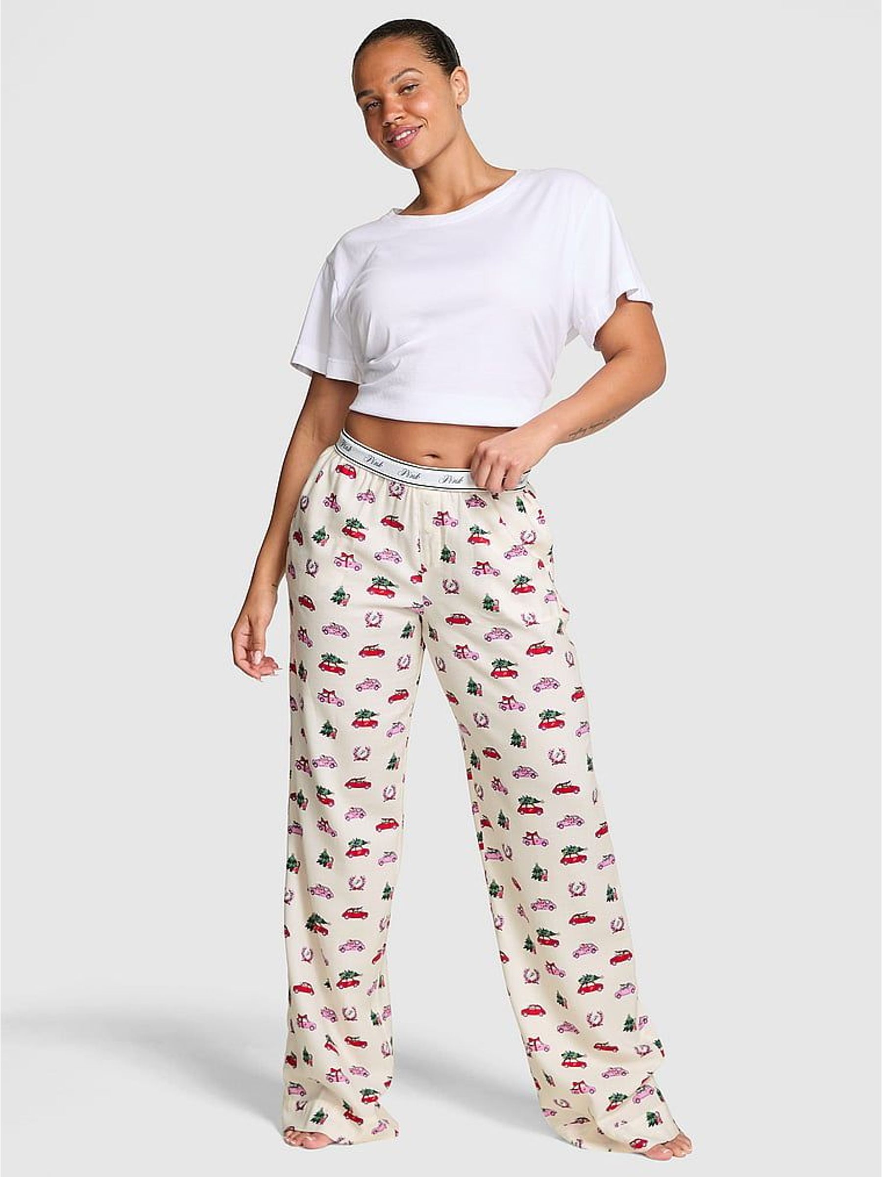 White Christmas Pyjama Bottoms (W63689) | £40