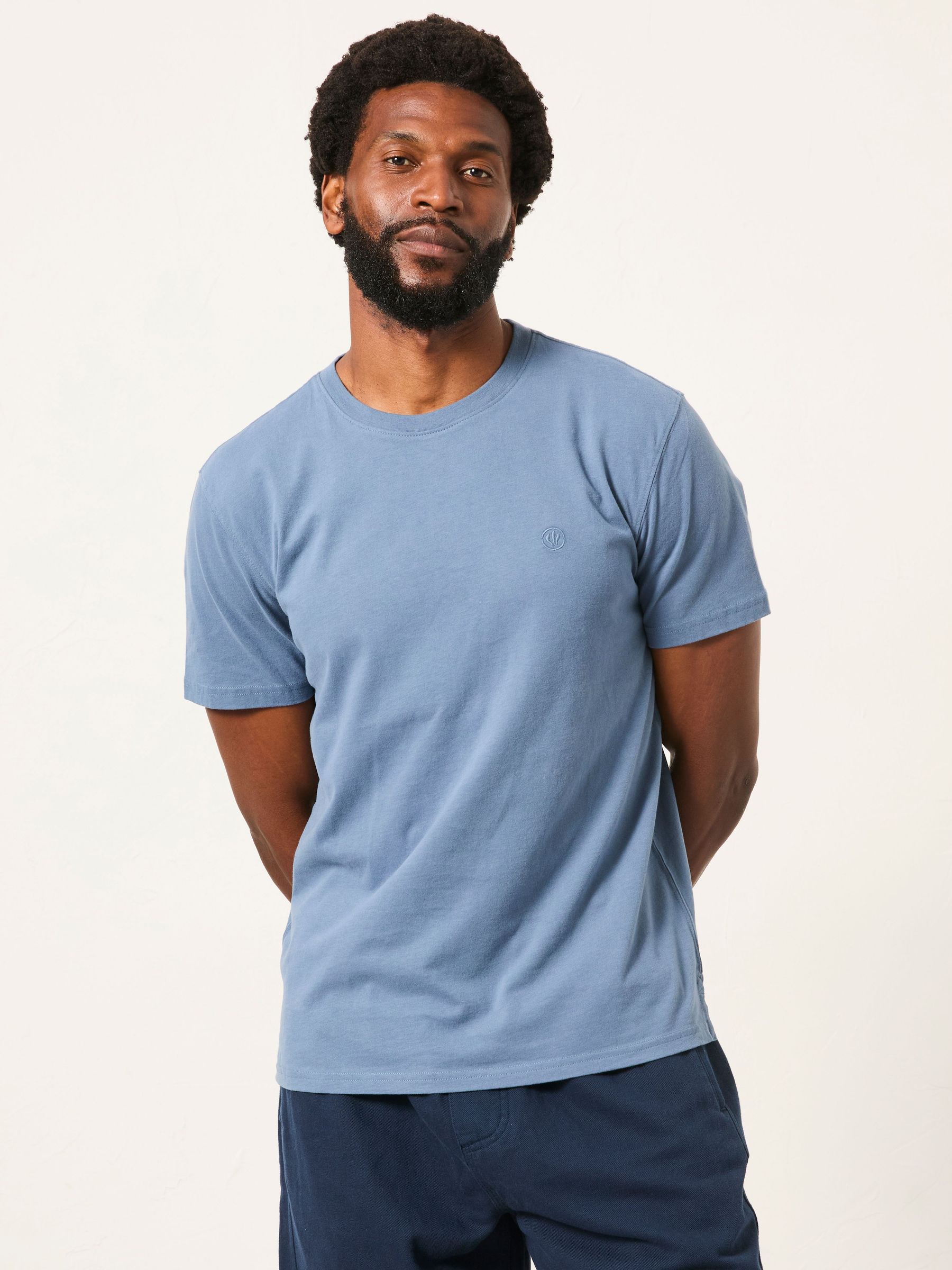 Lulworth Blue Denim Short Sleeve T-Shirt (W66249) | £22.50