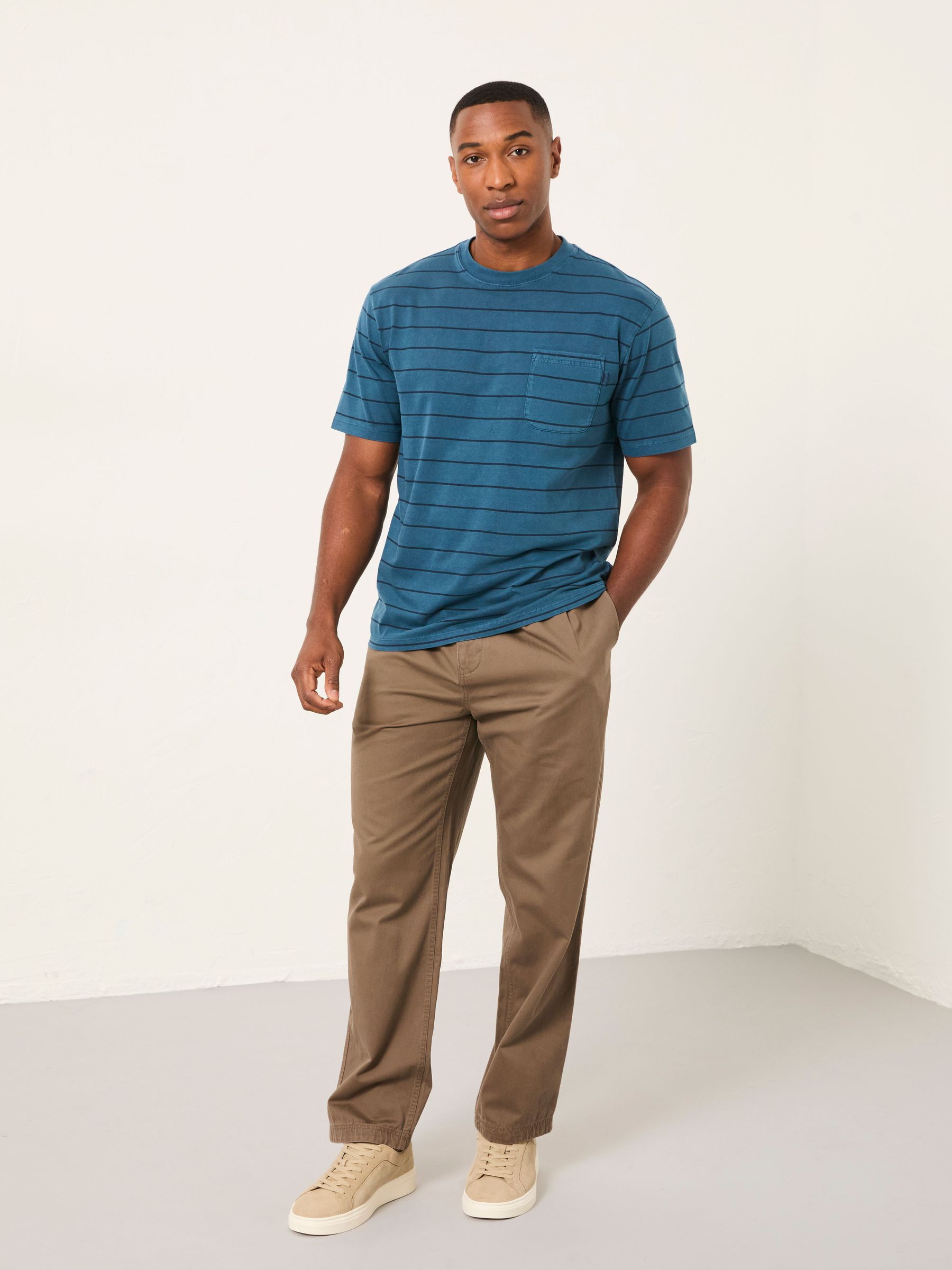 Crompton Blue Stripe Tshirt (W66276) | £28