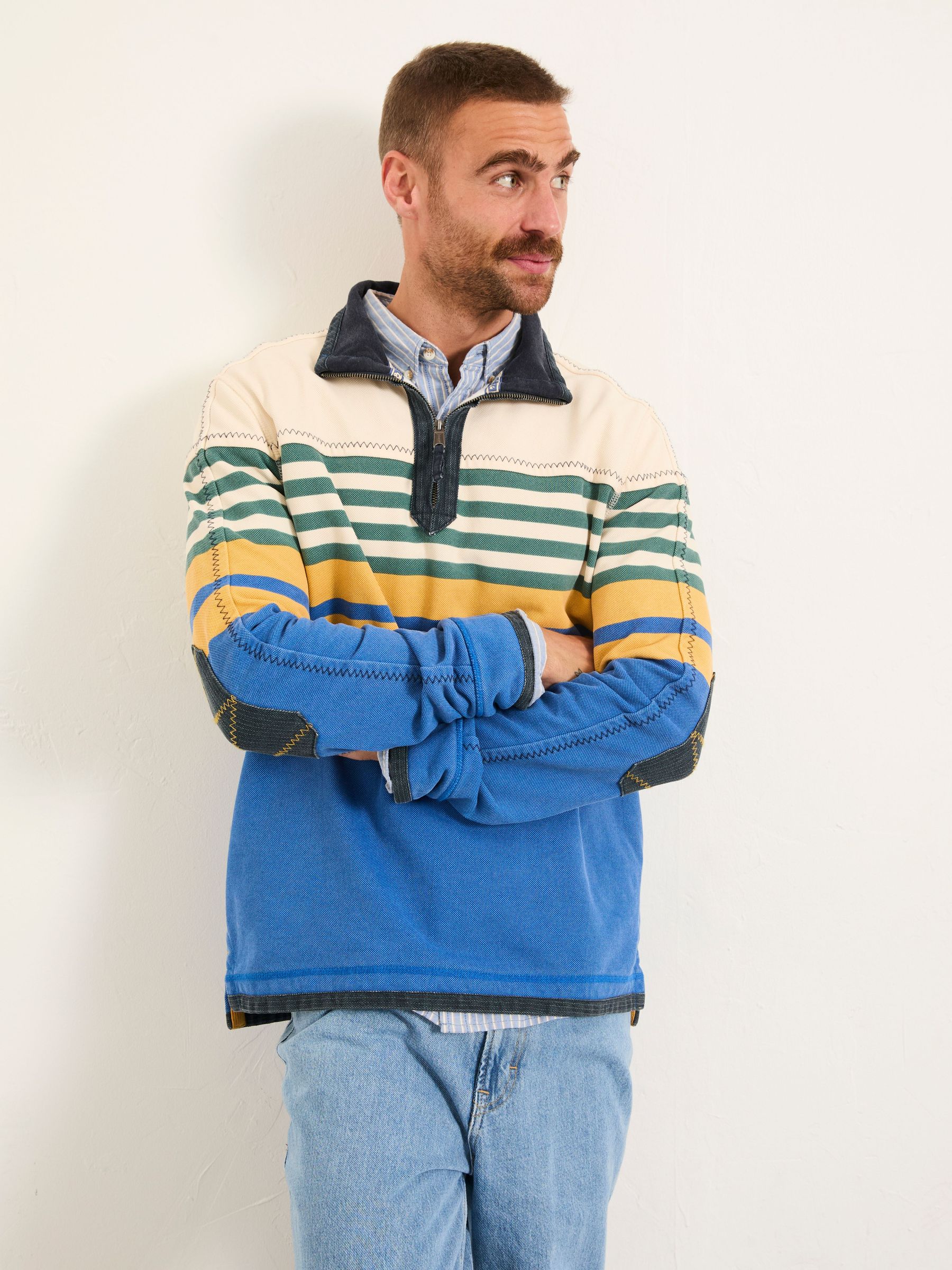 Airlie Cobalt Blue Chest Stripe (W66757) | £62