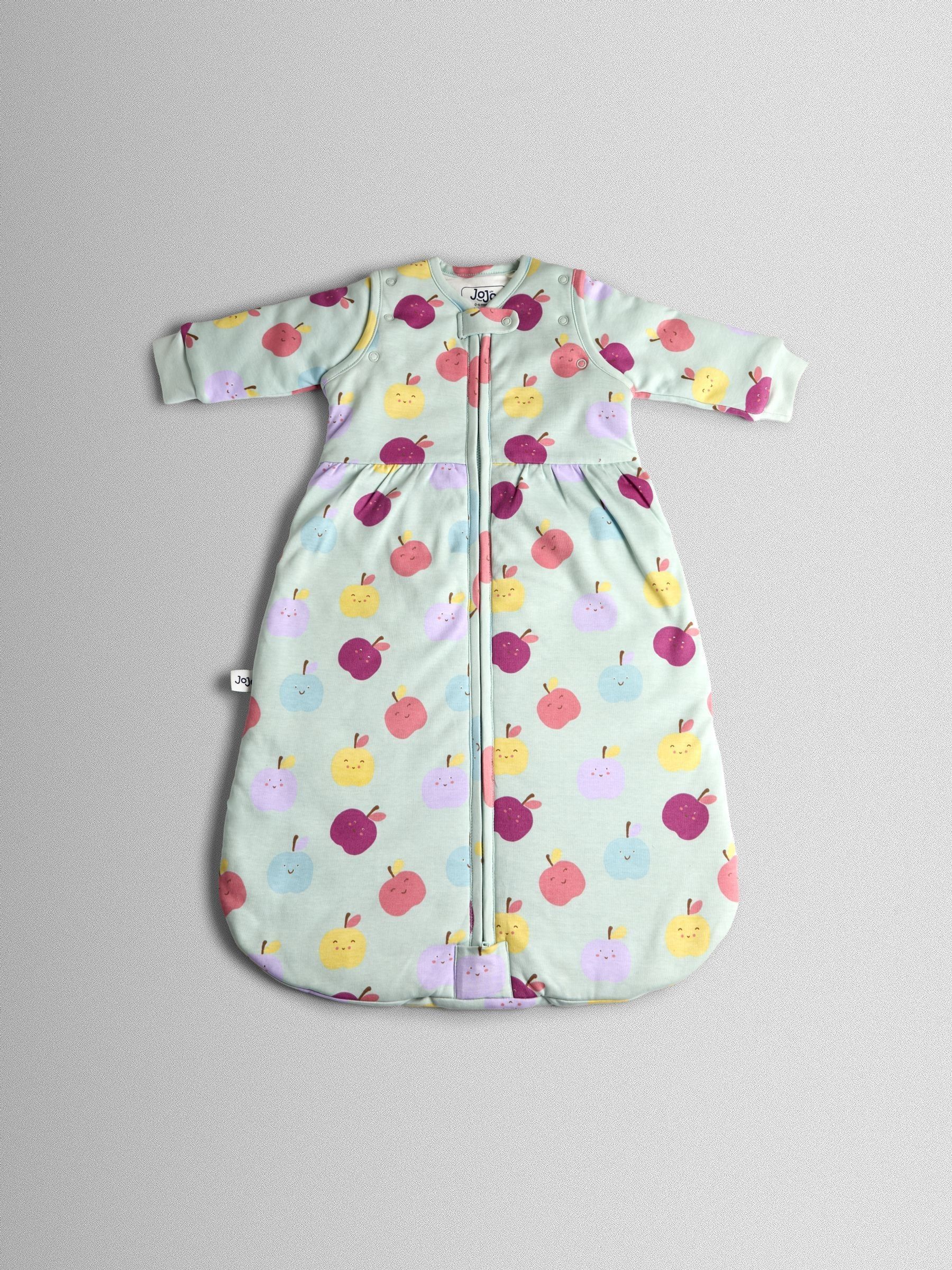 Green Happy Apples 2.5 Tog Sleeved Baby Sleeping Bag (W67033) | £35