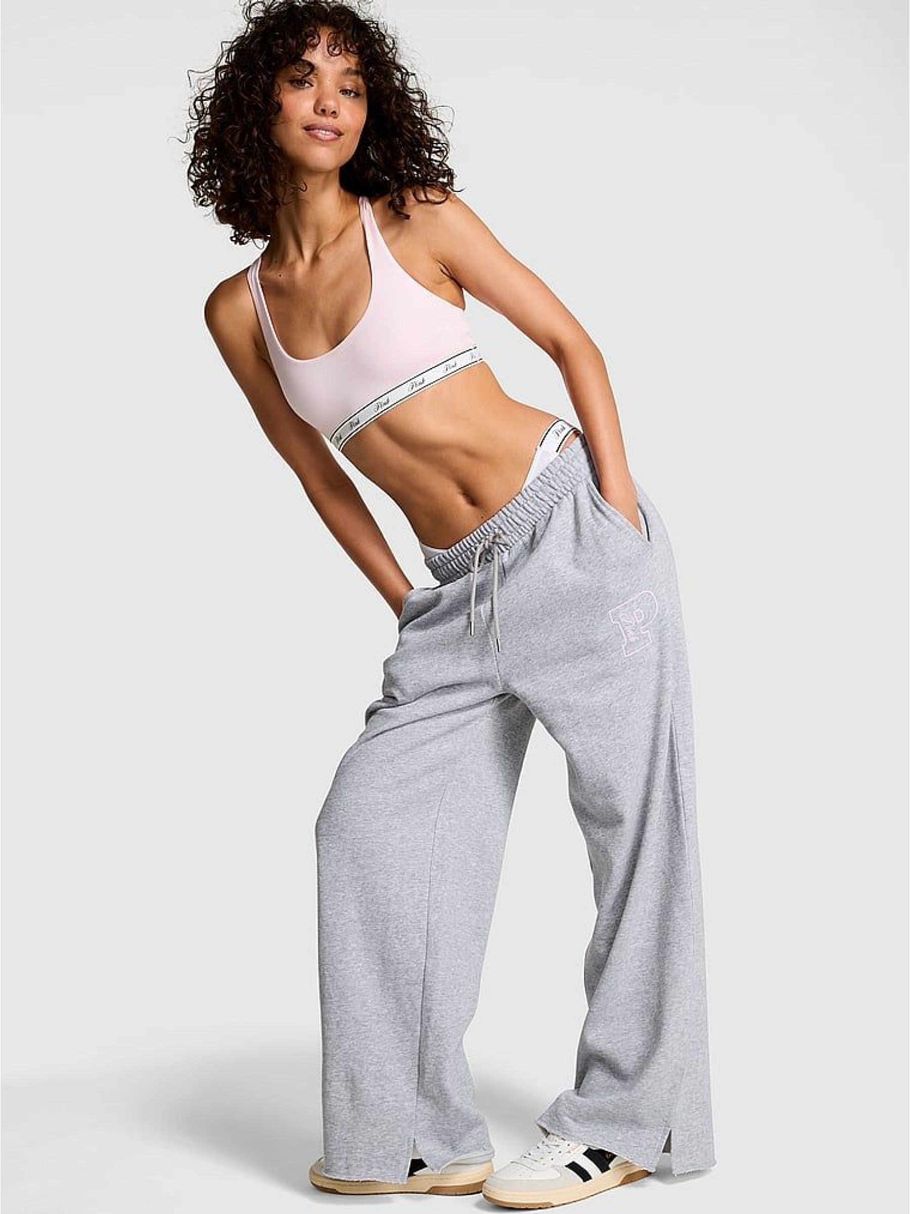 Heather Grey Fleece Joggers (W67106) | £60