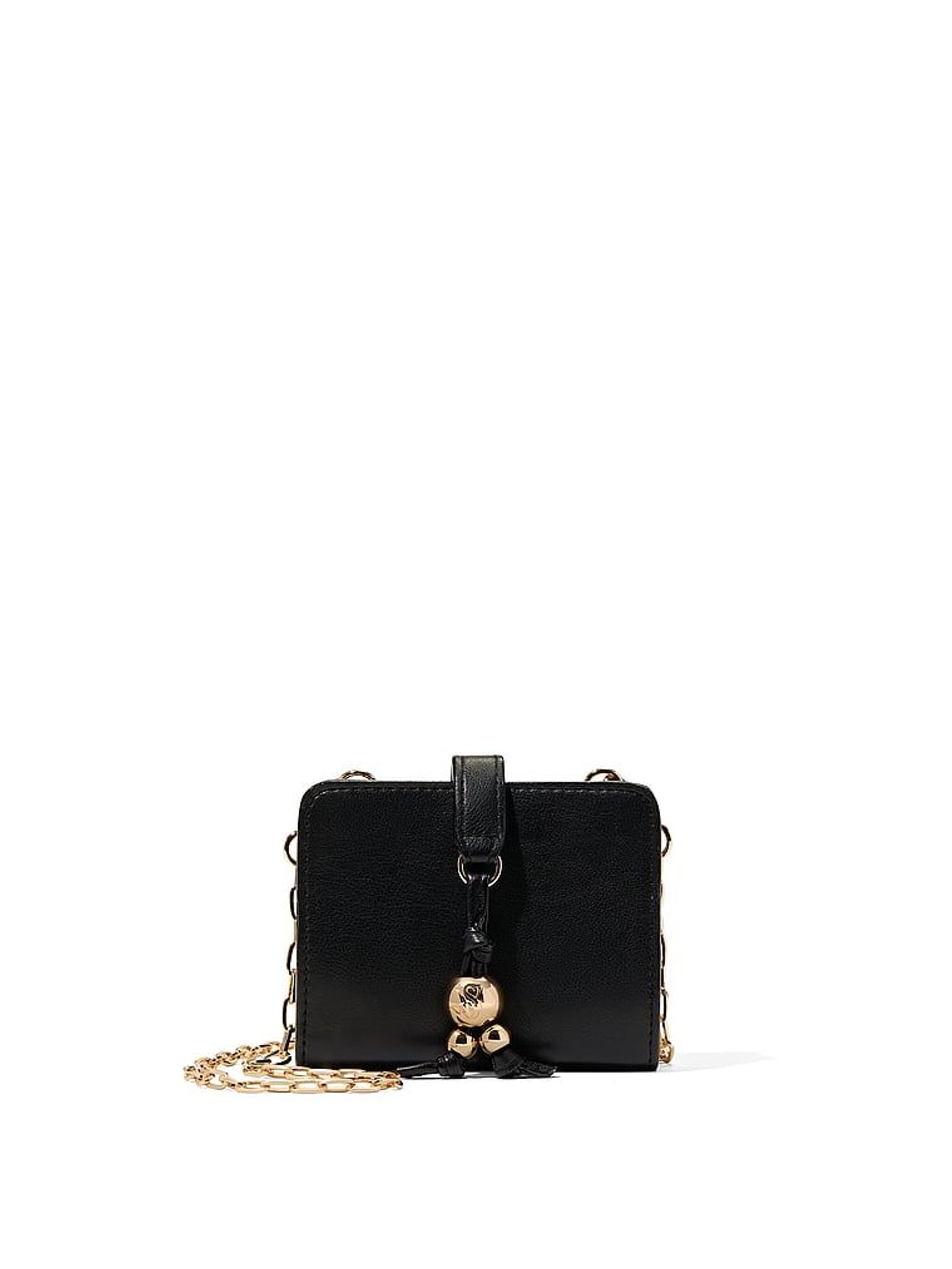 Black Nappa Convertible Chain Wallet (W67120) | £29