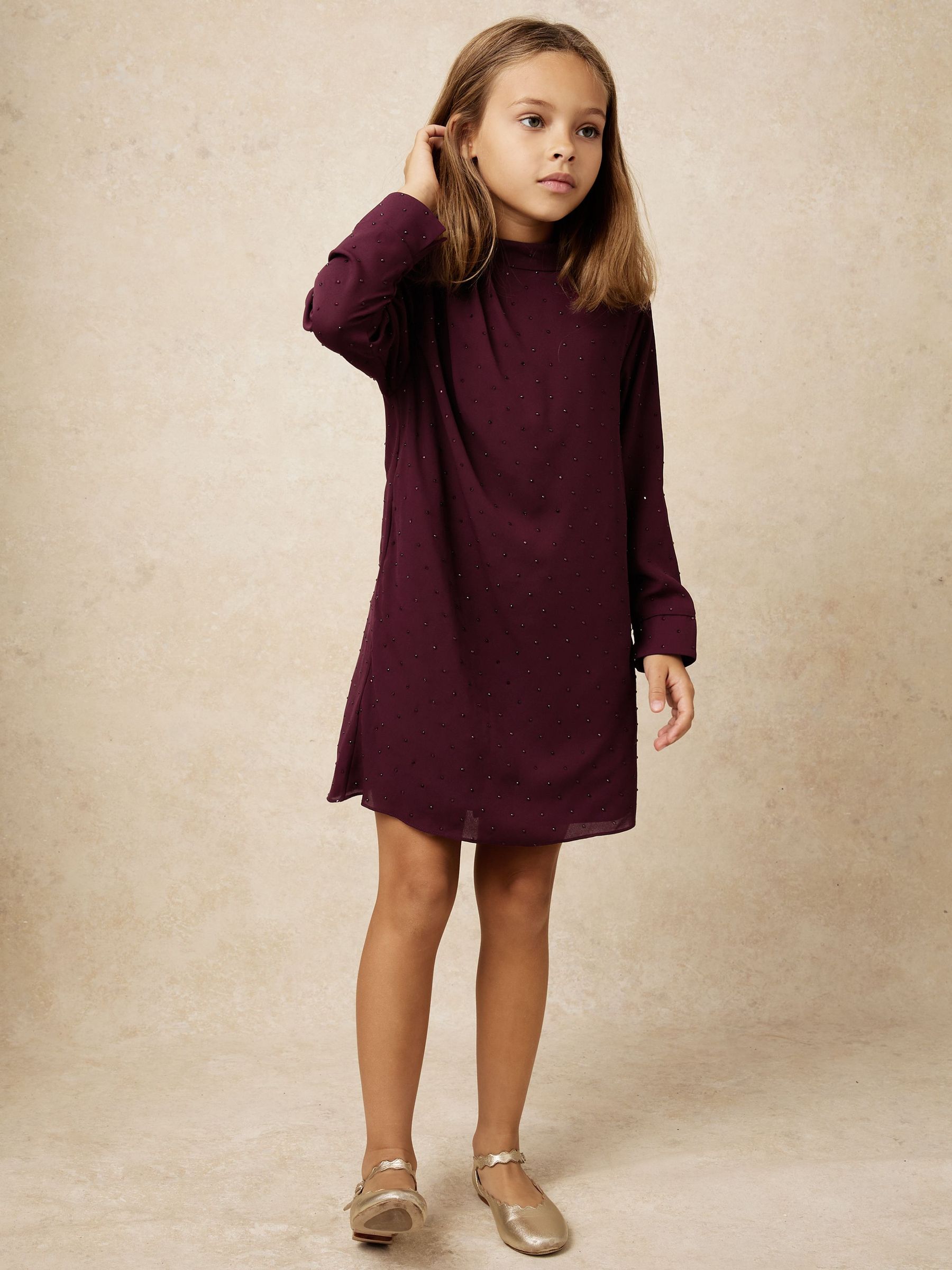 Dress in Berry (W67279) | £70