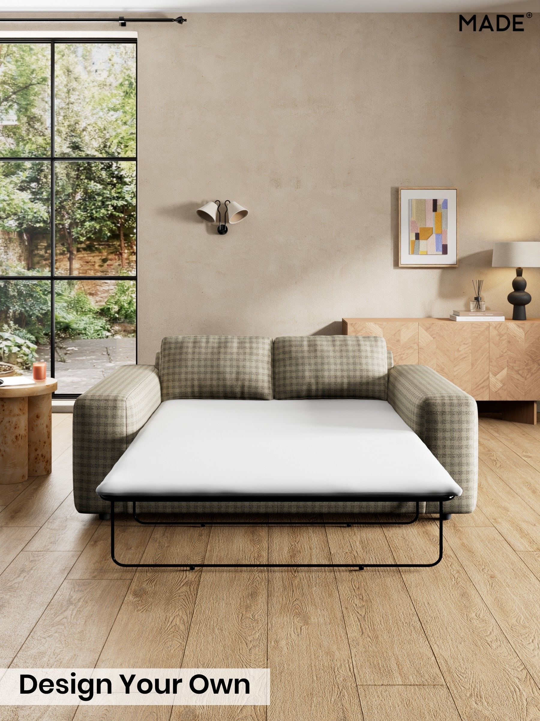 Declan Check/Natural and Black - Alec By Made