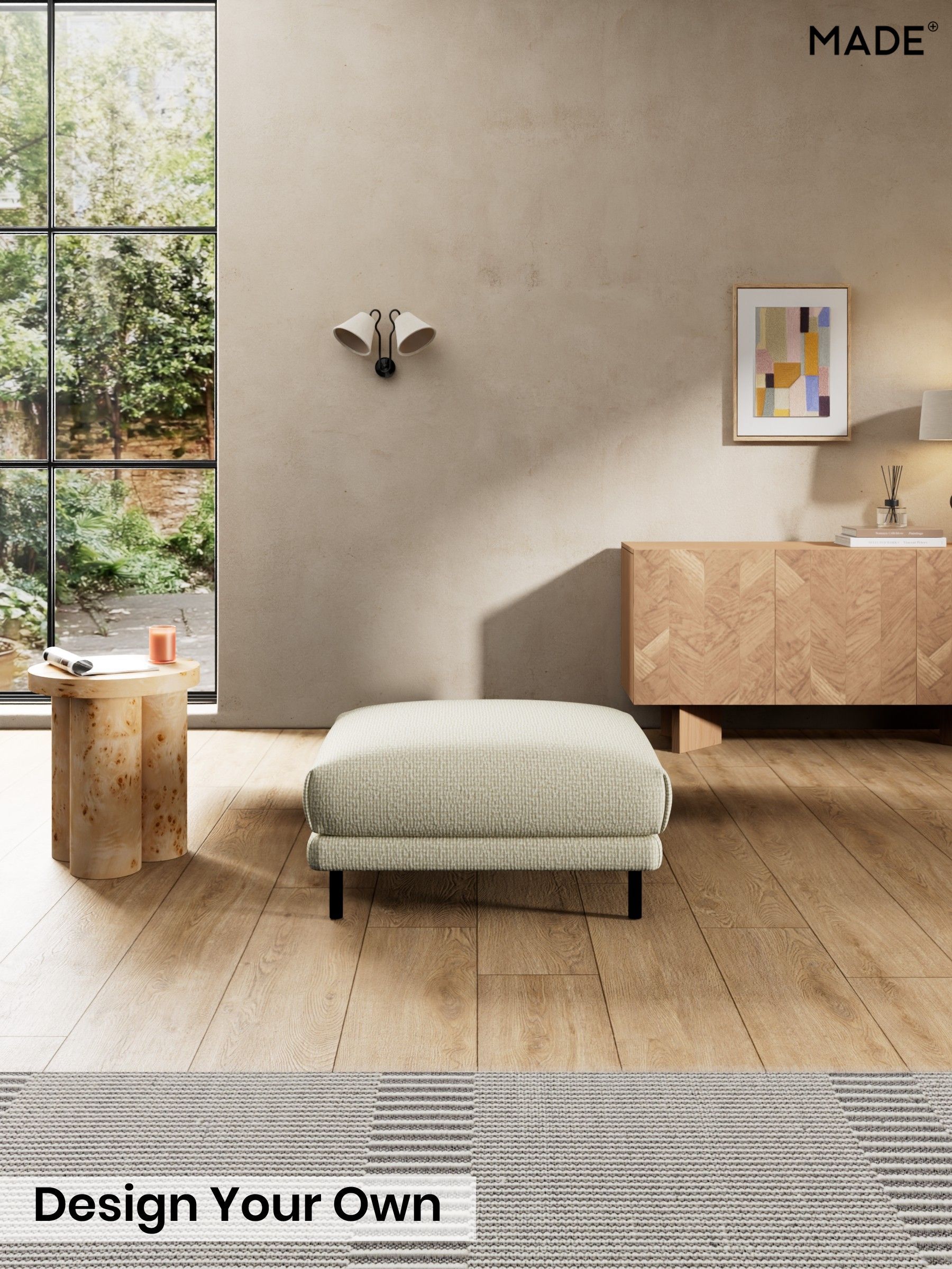 Tonal Boucle/Natural Oatmeal - Odin By Made