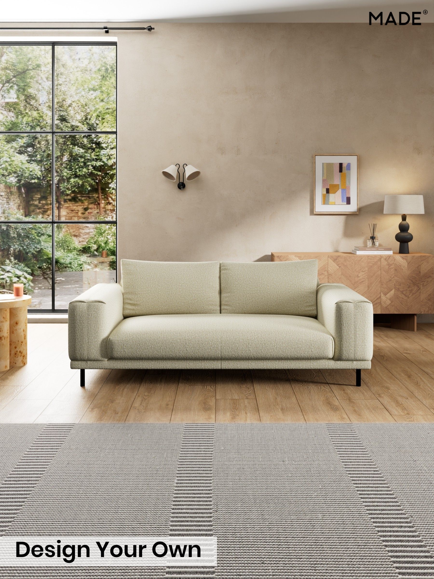 Tonal Boucle/Natural Oatmeal - Odin By Made