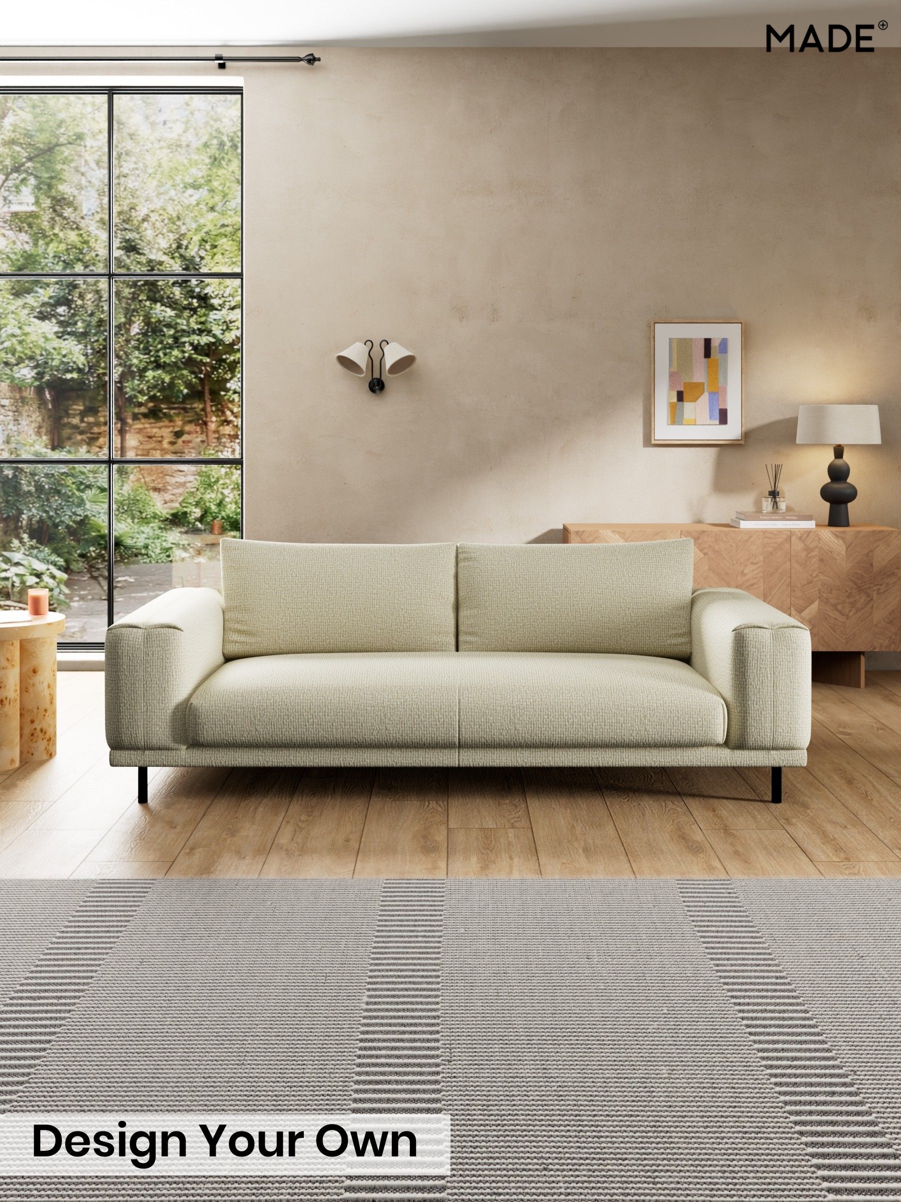 Tonal Boucle/Natural Oatmeal - Odin By Made