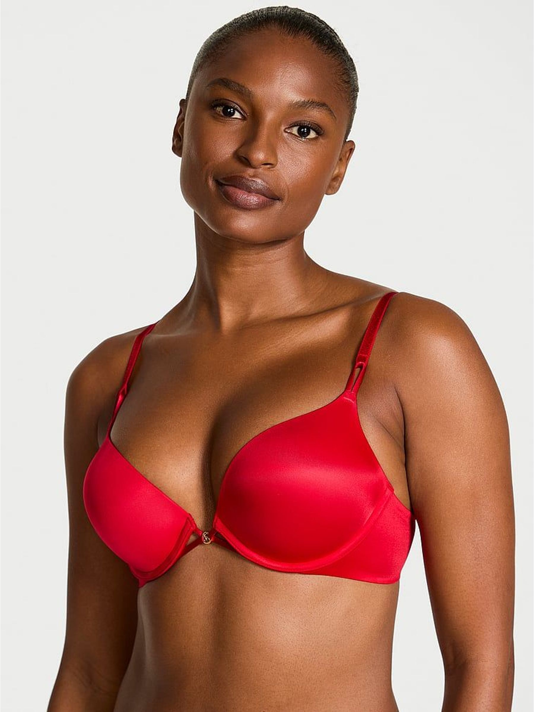 Lipstick Red Add 2 Cups Push Up Bombshell Bra (W71613) | £45