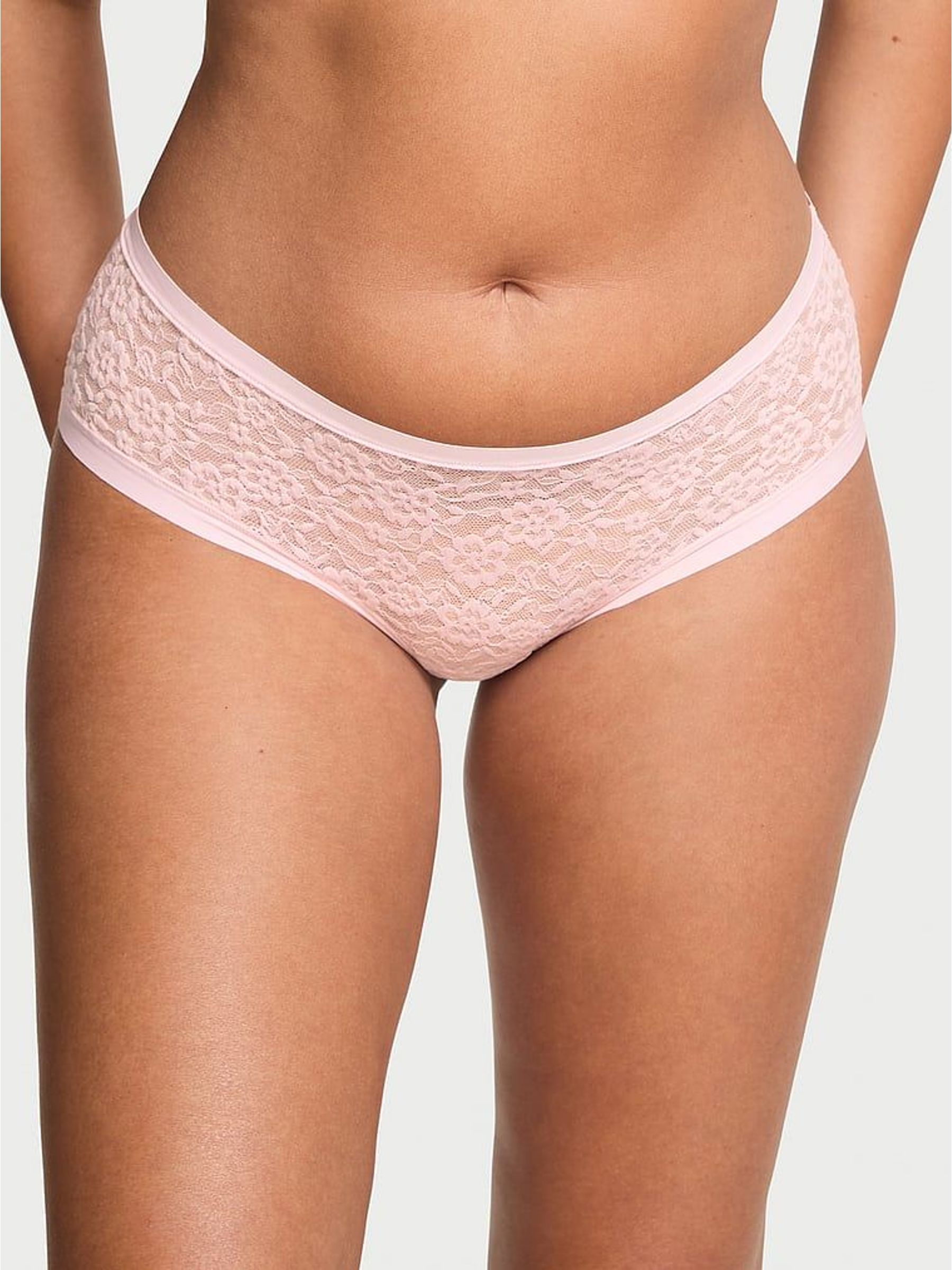 Angel Pink Cheeky Lacie Knickers (W71692) | £10