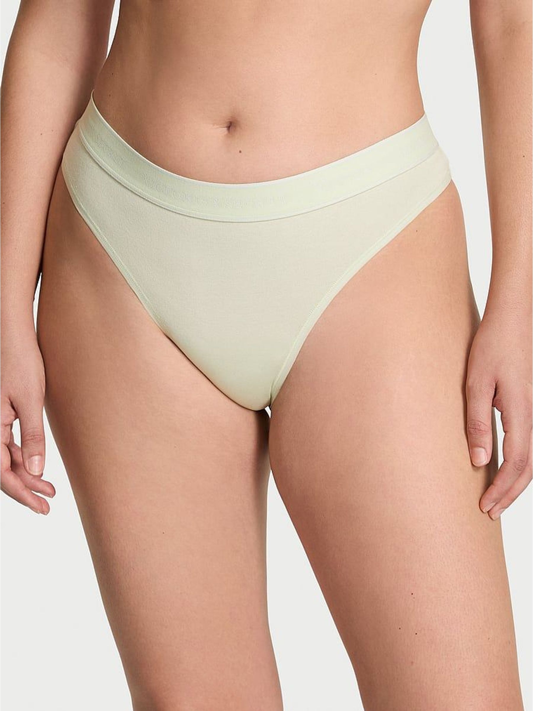Mint Crush Green Thong Logo Knickers (W72083) | £9