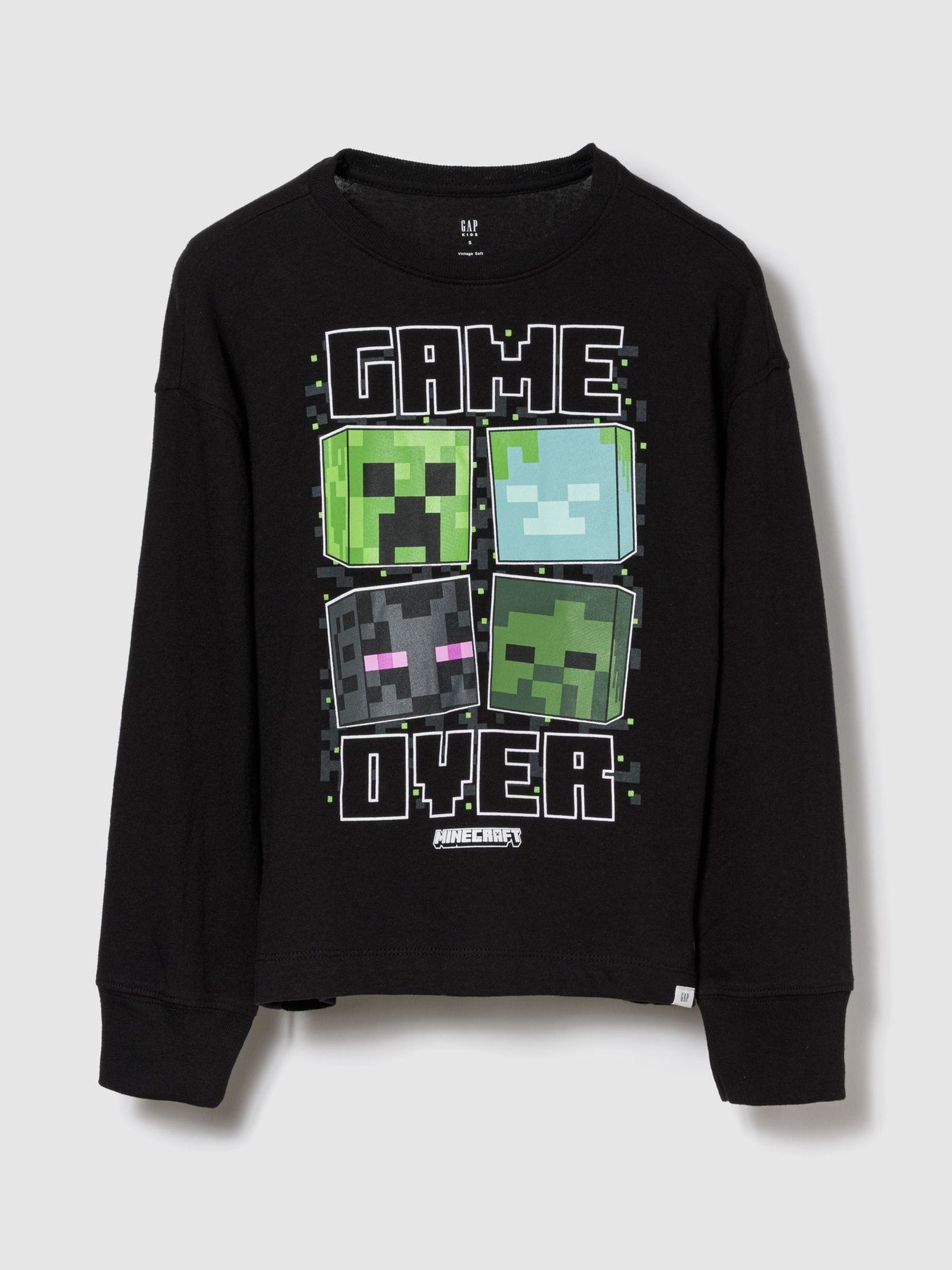 Black Minecraft Graphic T-Shirt (4-13yrs) (W73225) | £25