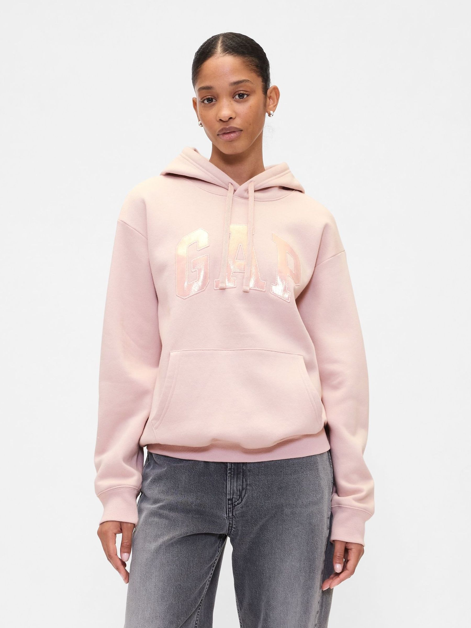 Pink Logo Hoodie (W73288) | £35