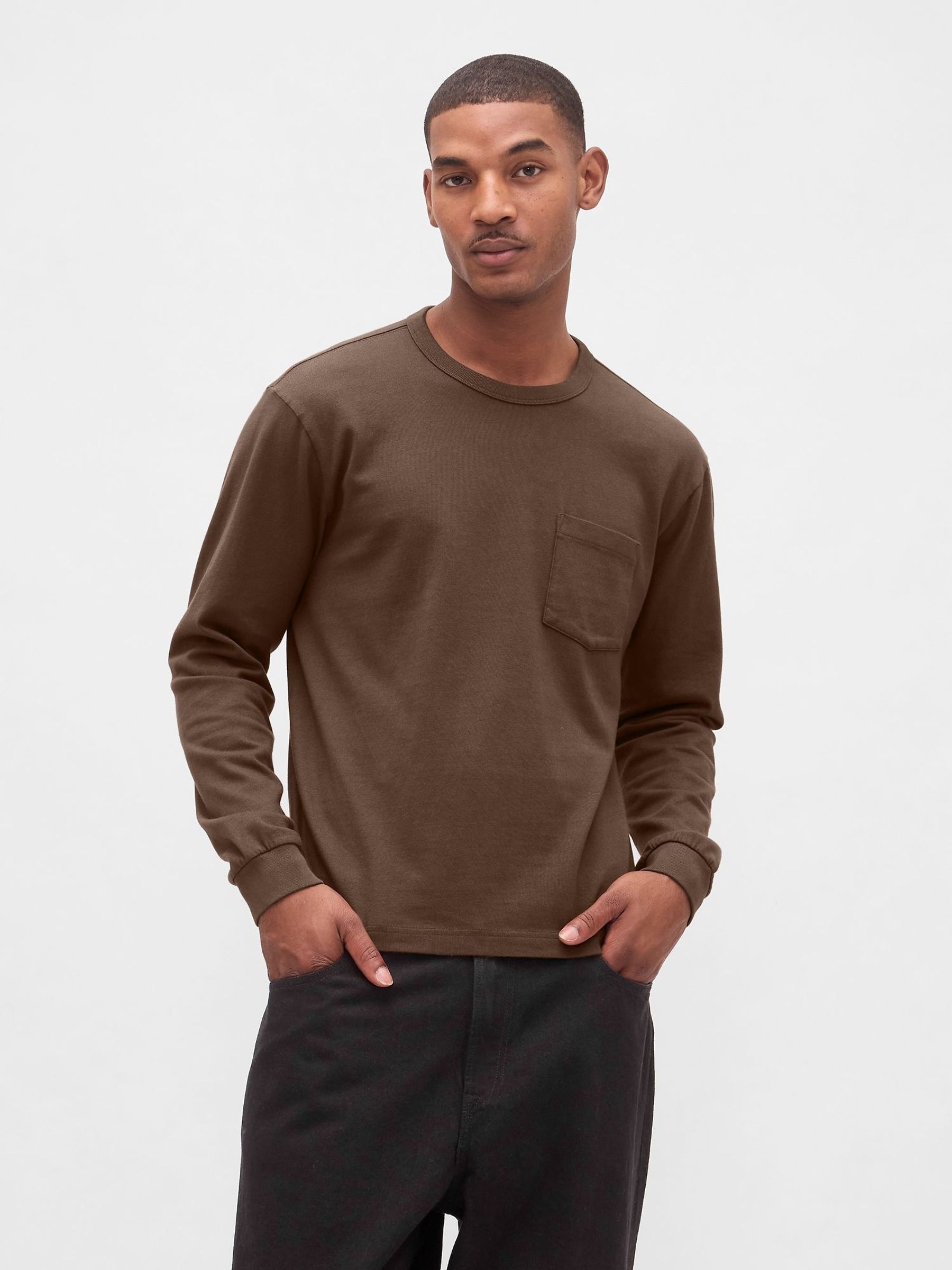 Brown Heavyweight Relaxed T-Shirt (W73302) | £35