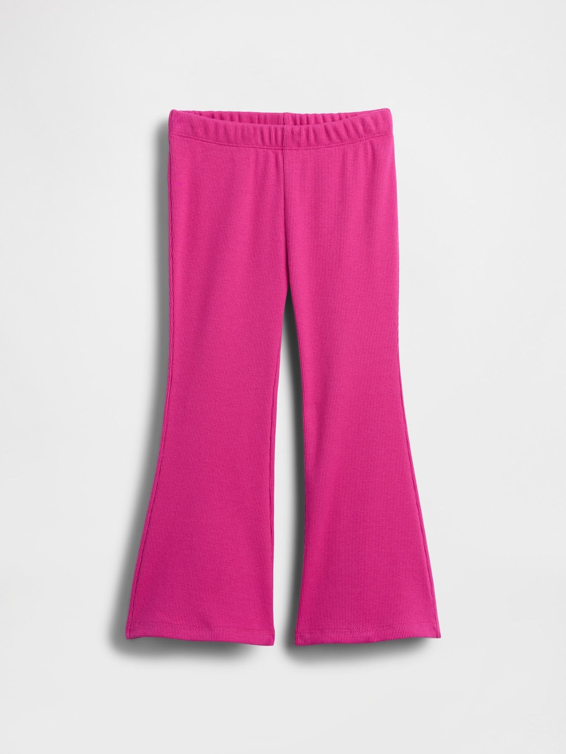 Pink Cotton Stretch Flare Leggings (6mths-5yrs) (W73317) | £10