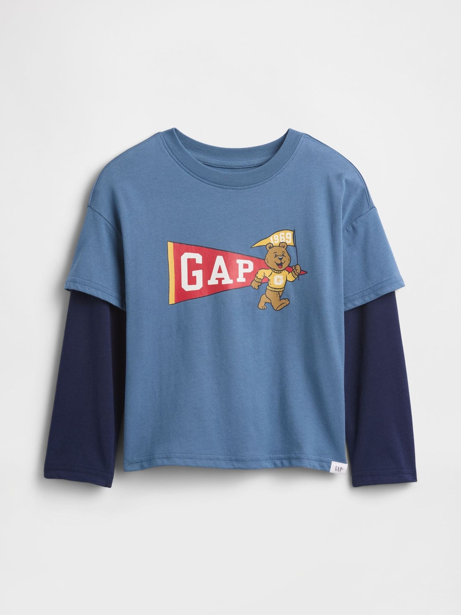 Blue Graphic Crew Neck Short Sleeve T-Shirt (6mths-5yrs) (W73327) | £12