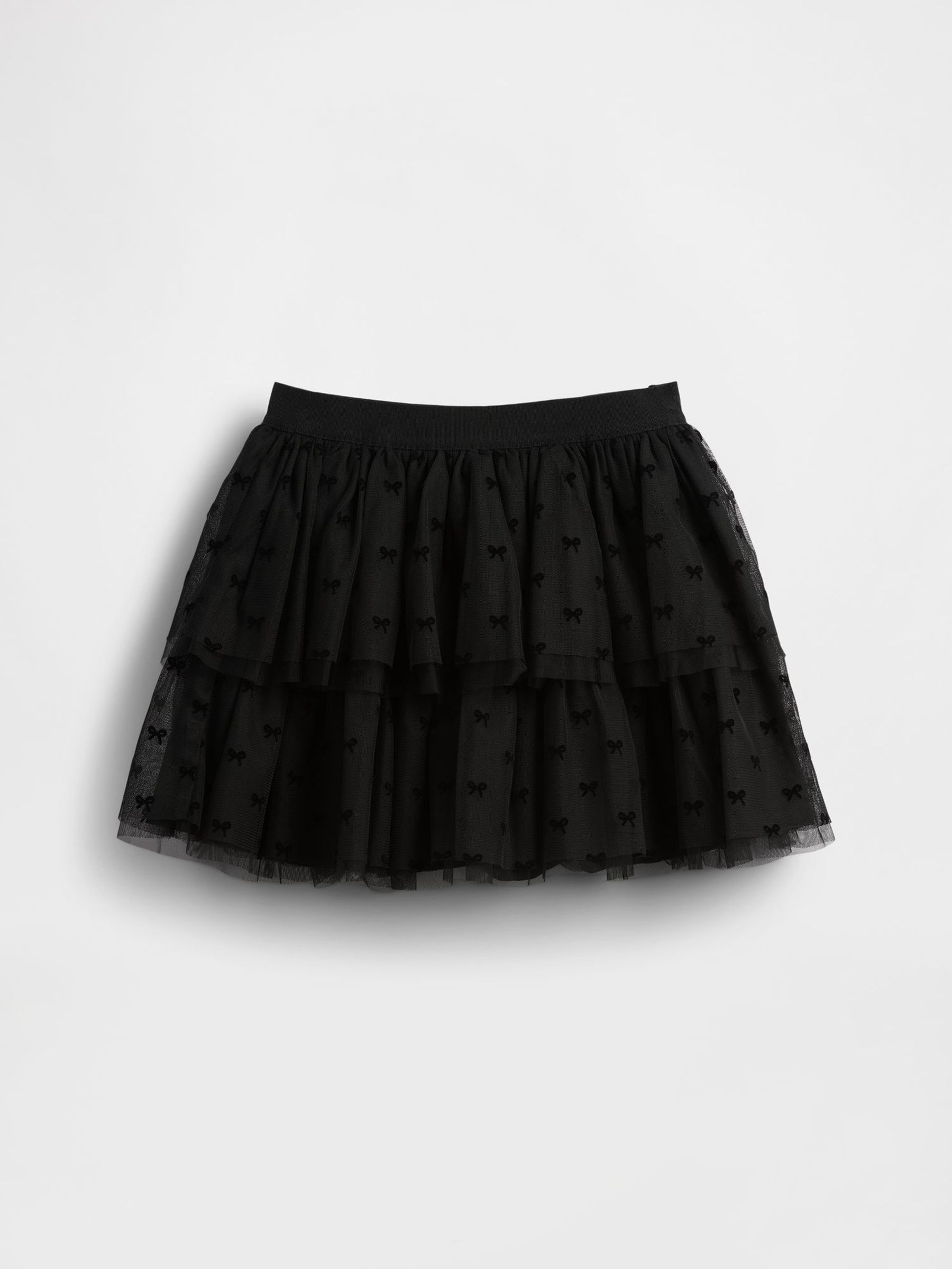 Black Tiered Tulle Skirt (4-13yrs) (W73329) | £30