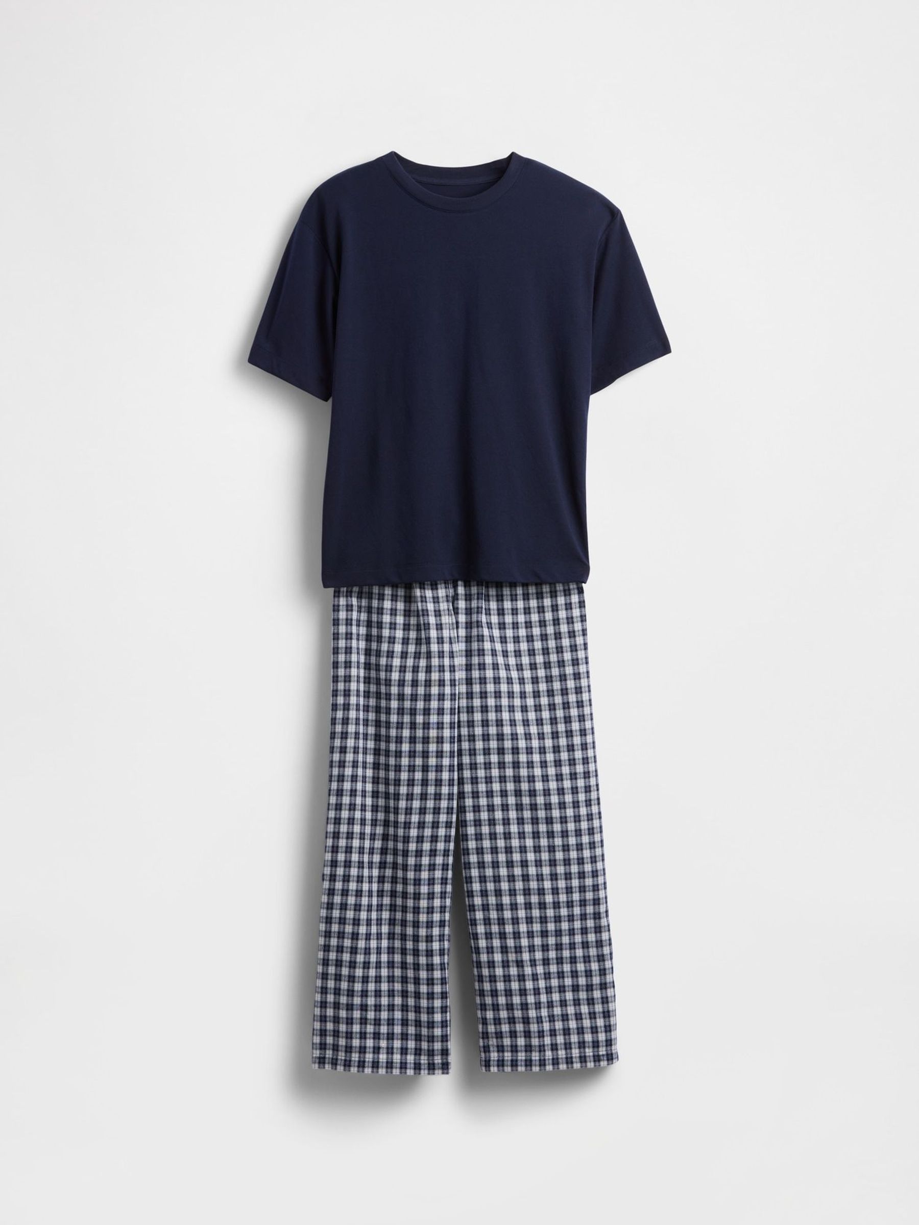 Navy Blue Pyjama Top & Trousers Set (6-13yrs) (W73356) | £35