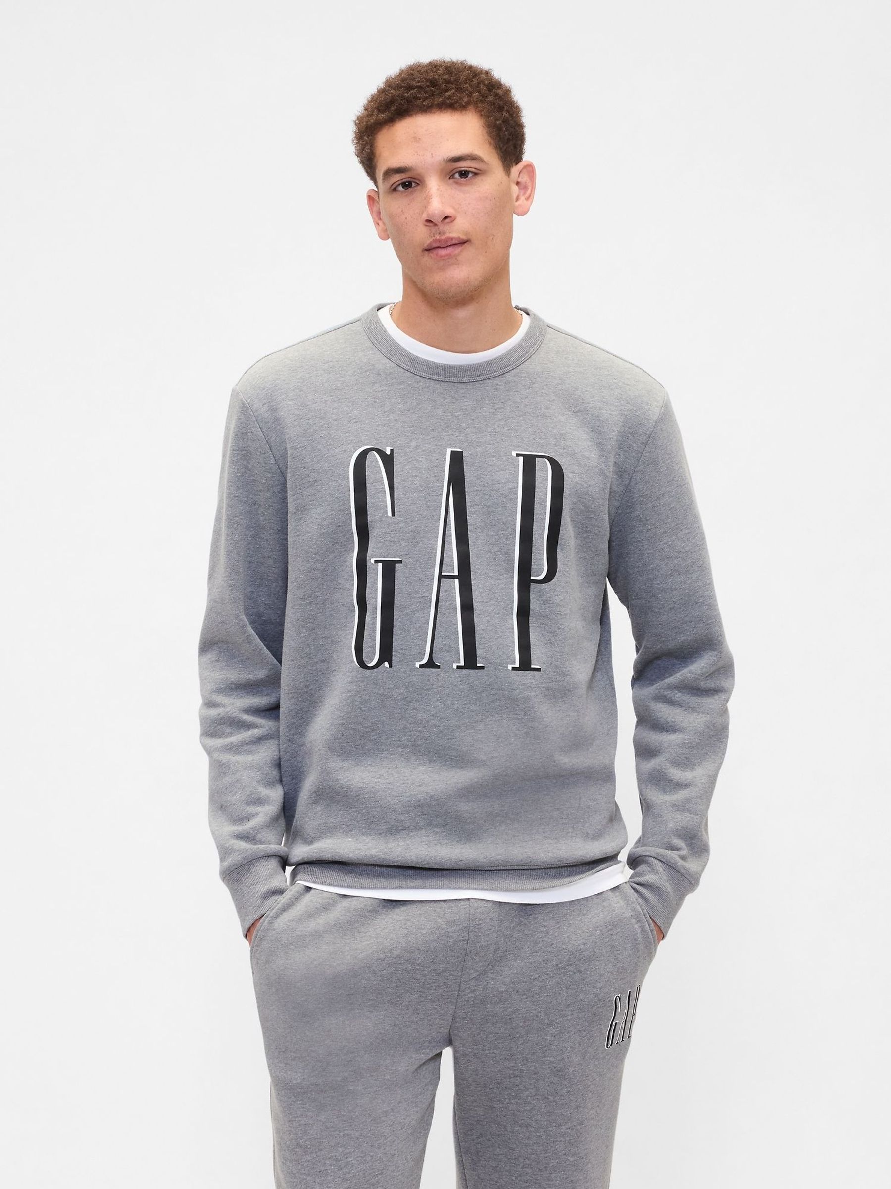 Light Grey Logo Sweatshirt (W73362) | £25