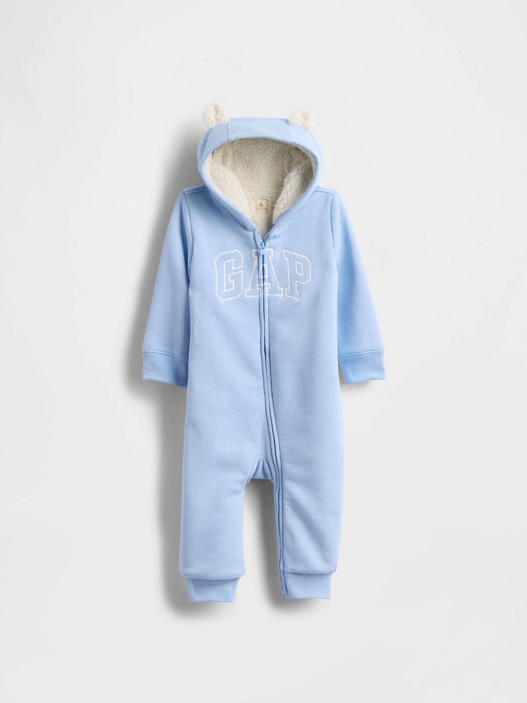 Blue Logo Sherpa One-Piece (Newborn-24mths) (W73369) | £30