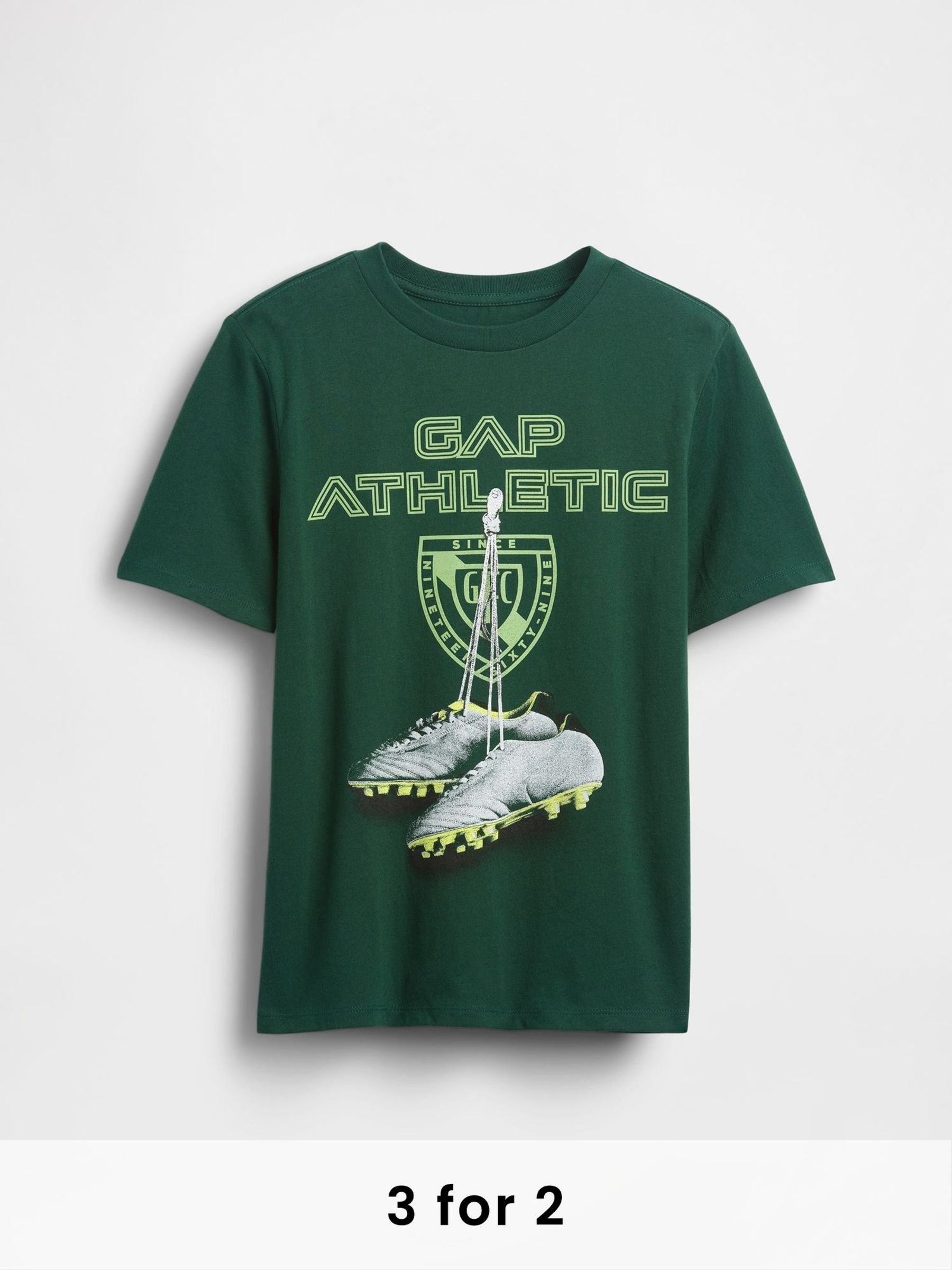 Green Graphic T-Shirt (4-13yrs) (W73374) | £10