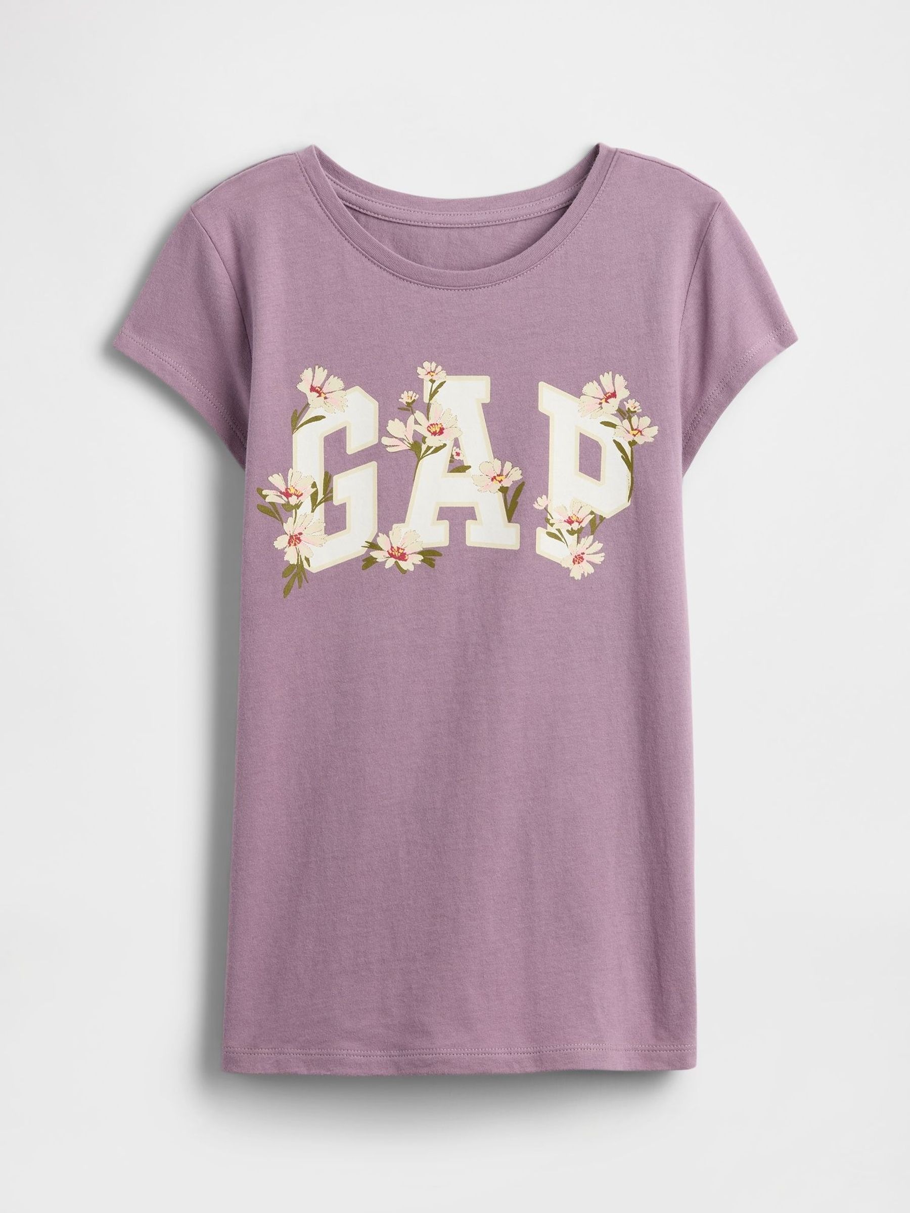 Purple Logo Crew Neck Short Sleeve T-Shirt (4-13yrs) (W73385) | £10