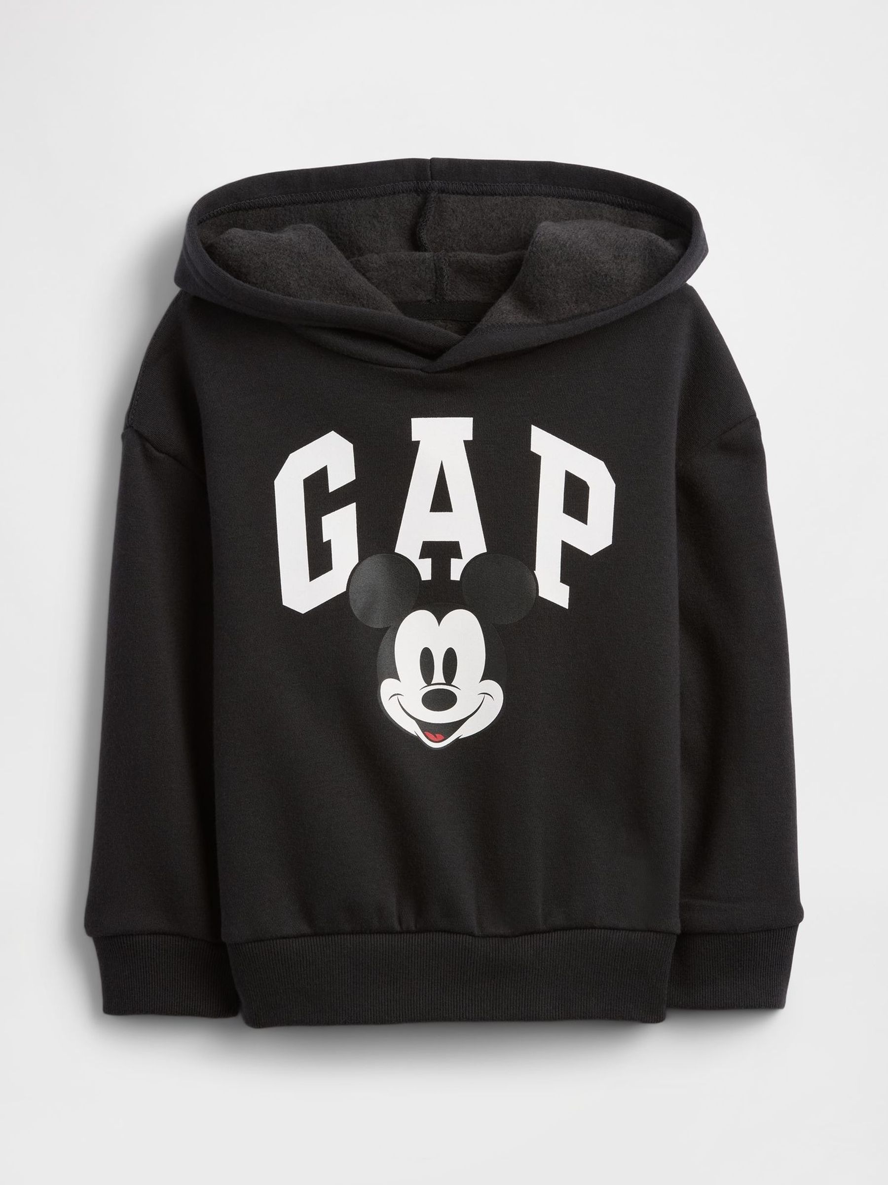 Black Disney Mickey Mouse Relaxed Logo Hoodie (W73440) | £18