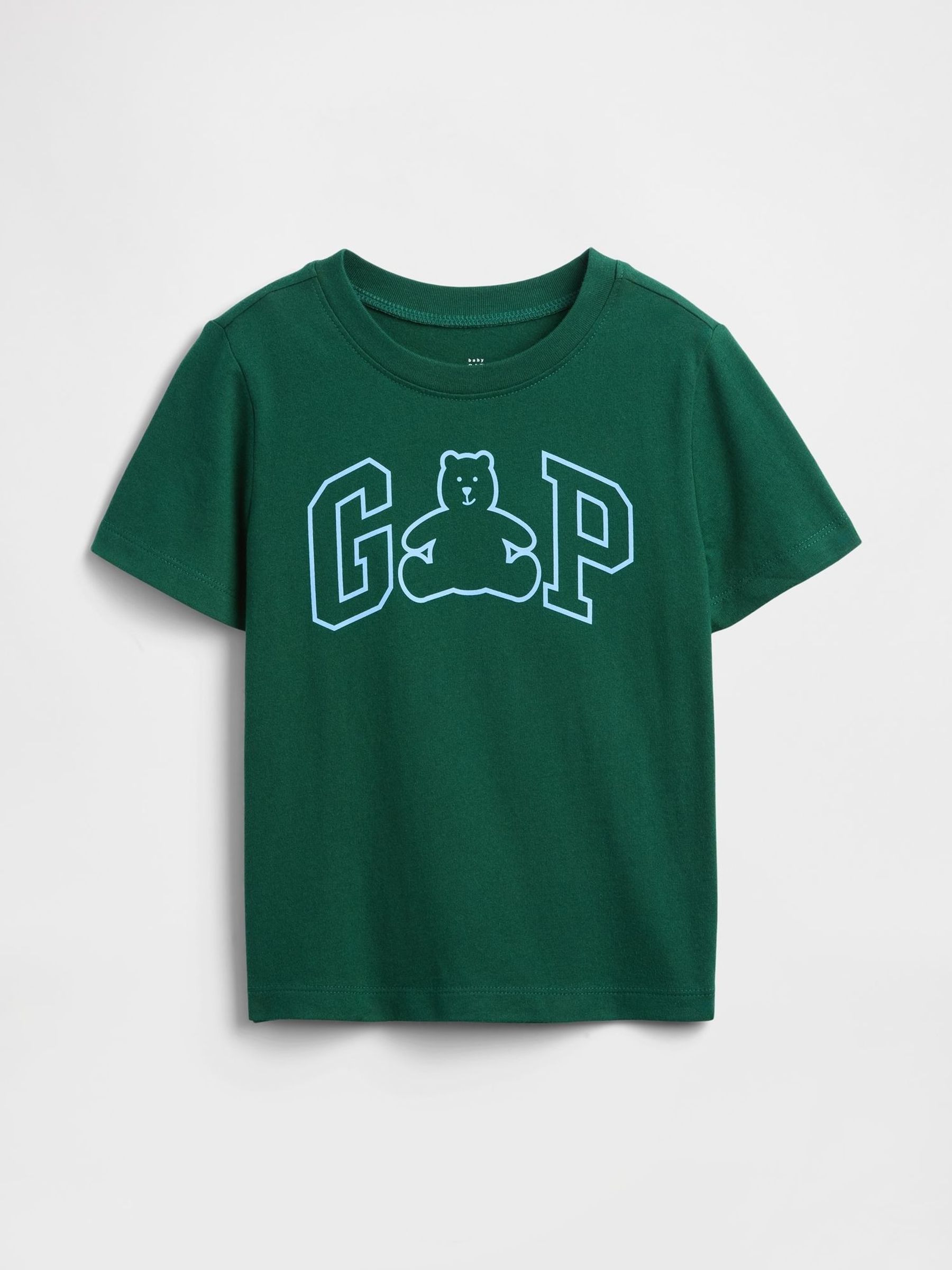 Green Logo Crew Neck Short Sleeve T-Shirt (6mths-5yrs) (W73451) | £10