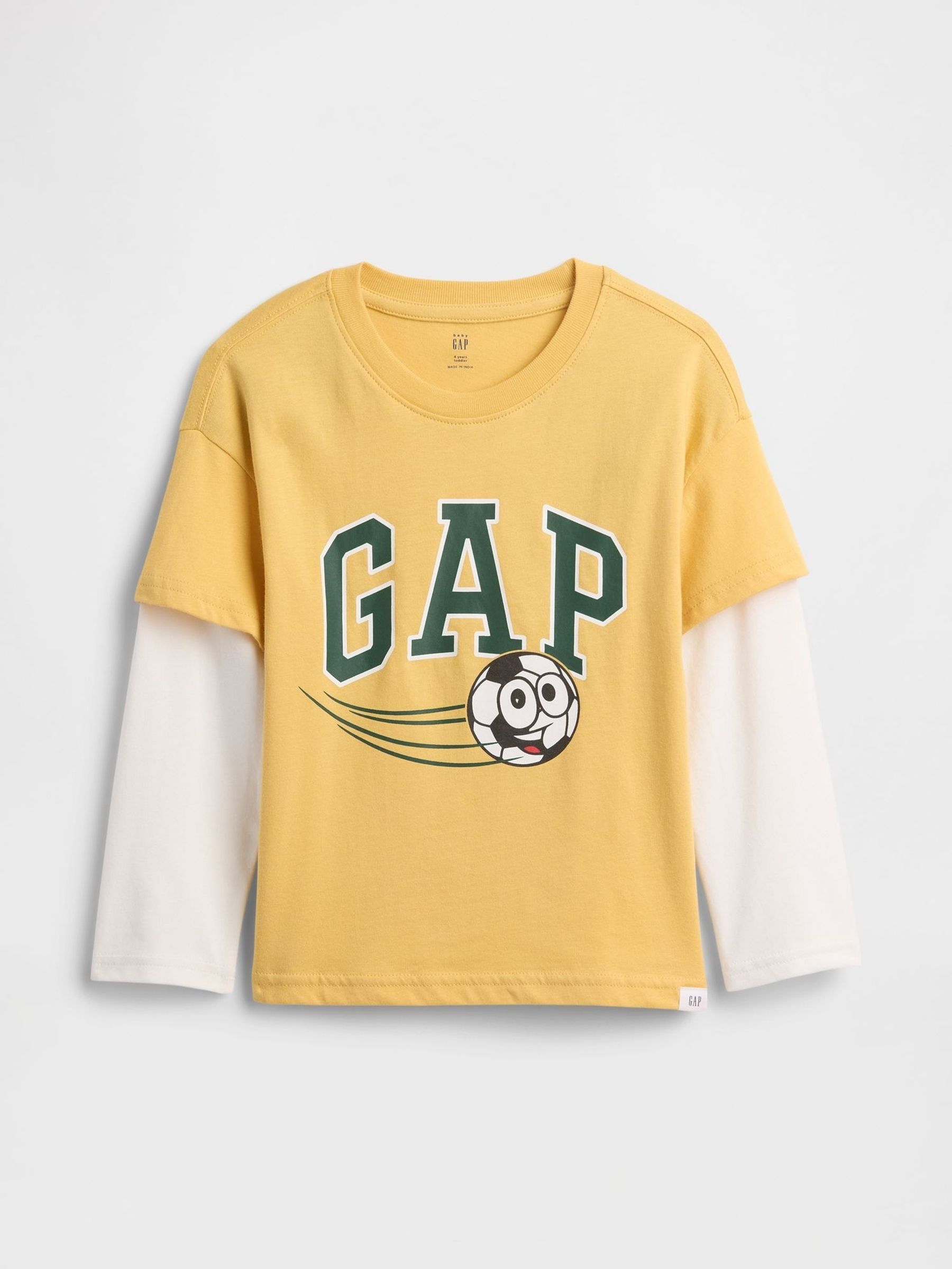 Yellow Graphic Crew Neck Short Sleeve T-Shirt (6mths-5yrs) (W73474) | £12