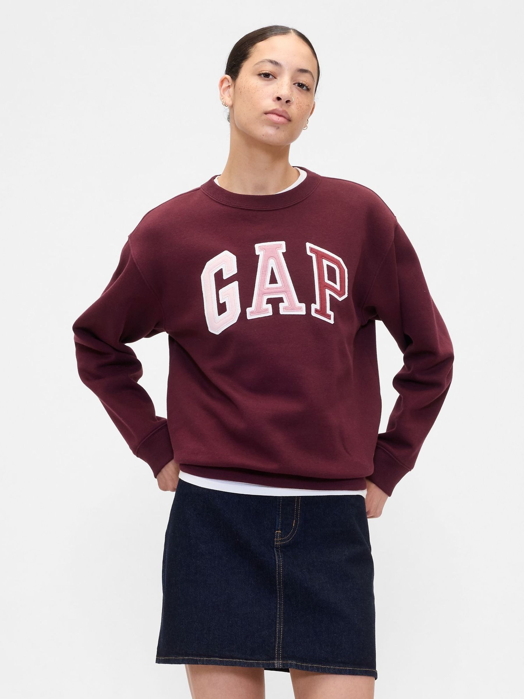 Red Relaxed Logo Sweatshirt (W73475) | £30