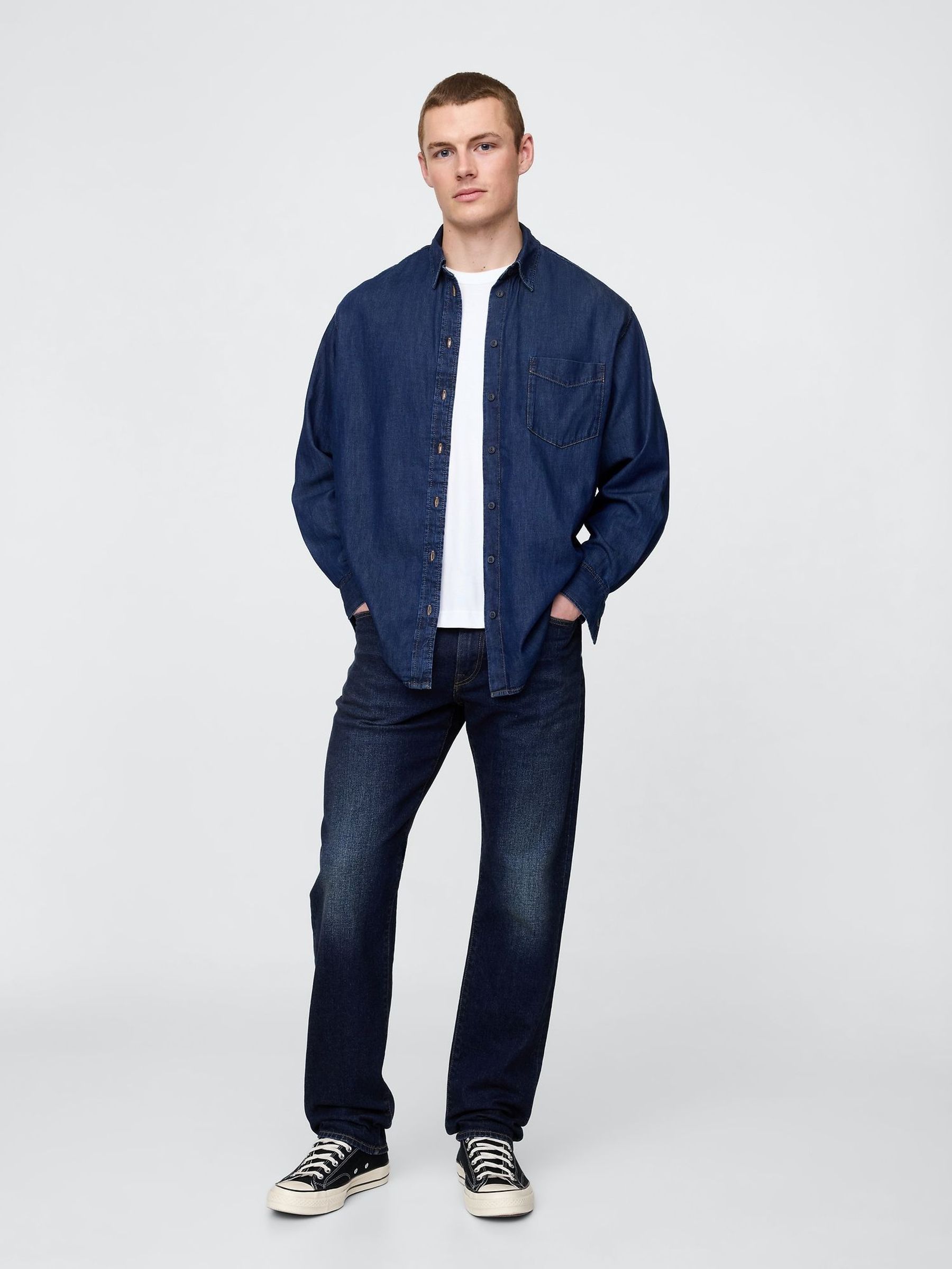 Blue Indigo Straight Jeans (W73512) | £50