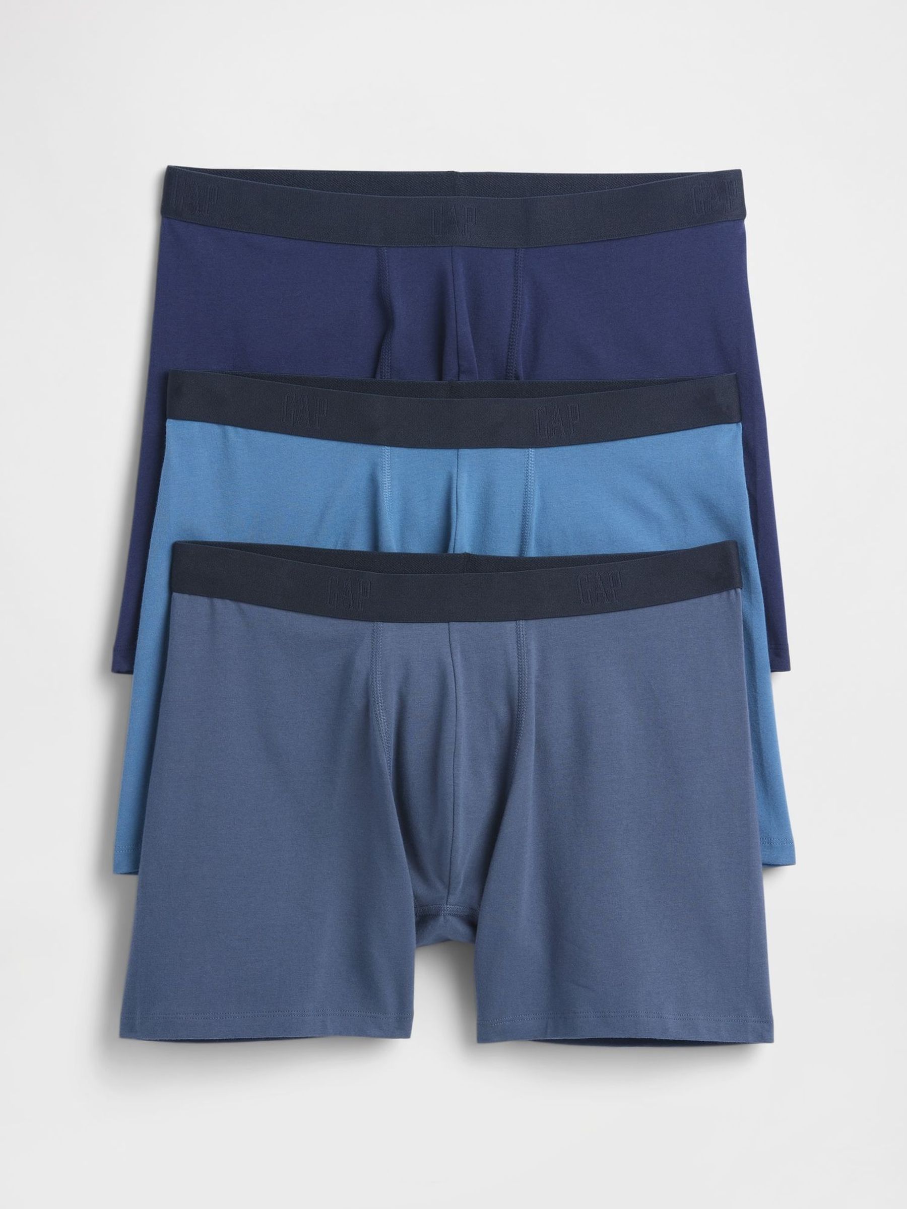 Blue 5 inch Boxer Briefs 3-Pack (W73528) | £25