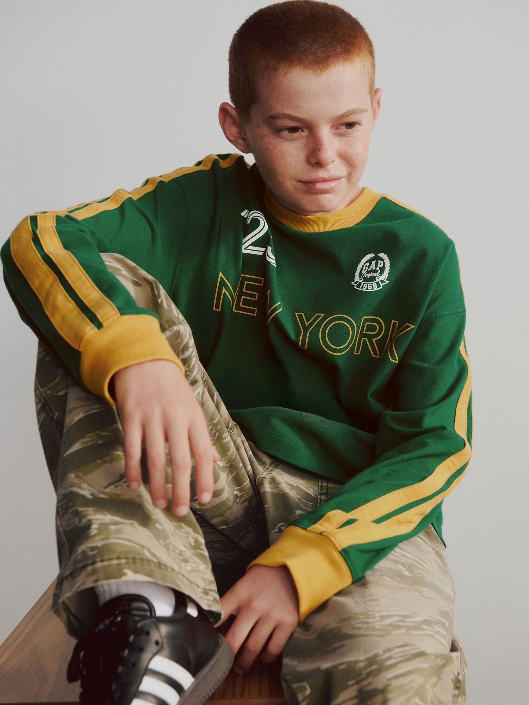 Green Football Jersey Logo T-Shirt (4-13yrs) (W73550) | £16