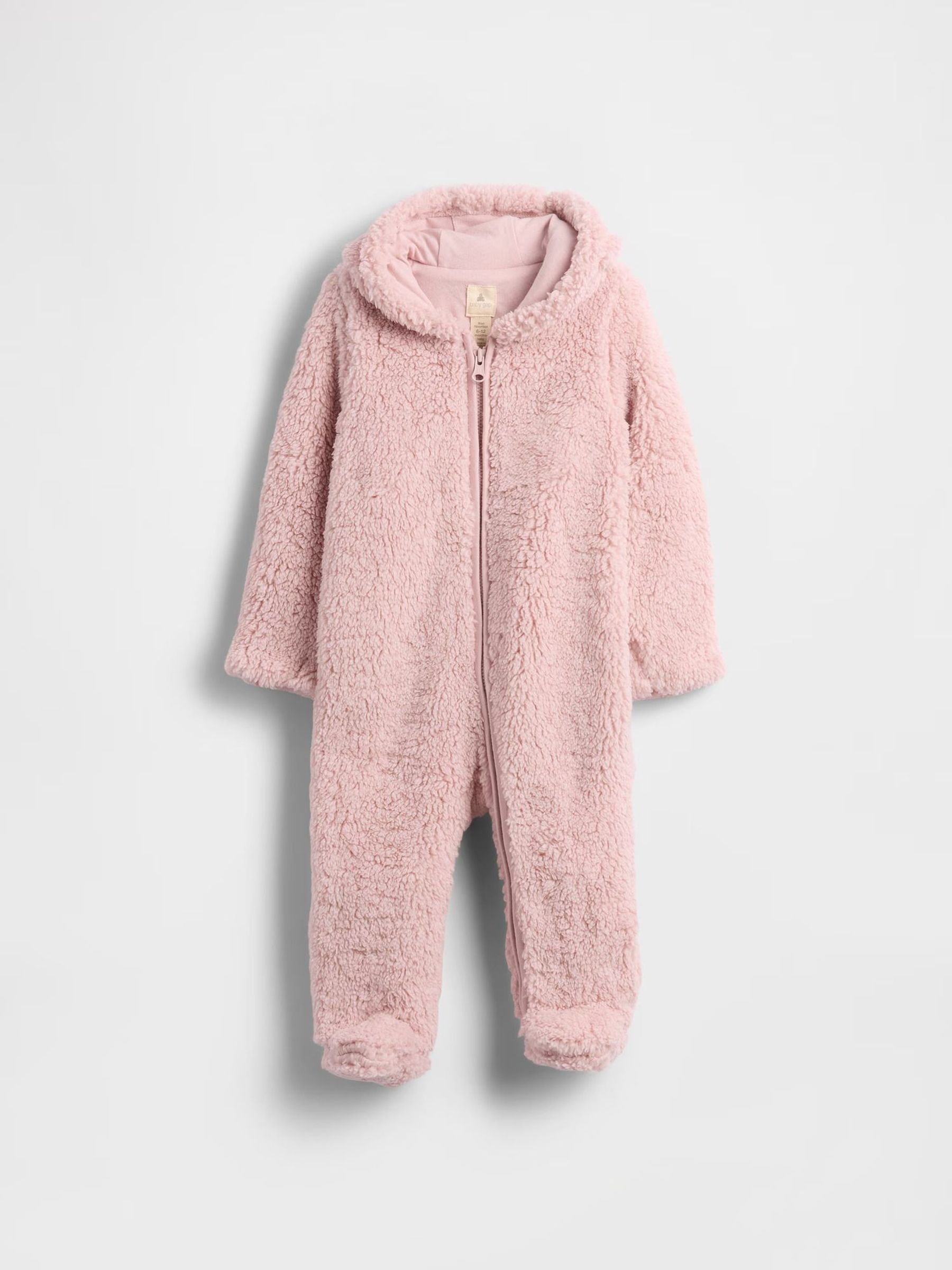 Pink Teddy Sherpa Jacket (Newborn-12mths) (W73553) | £25