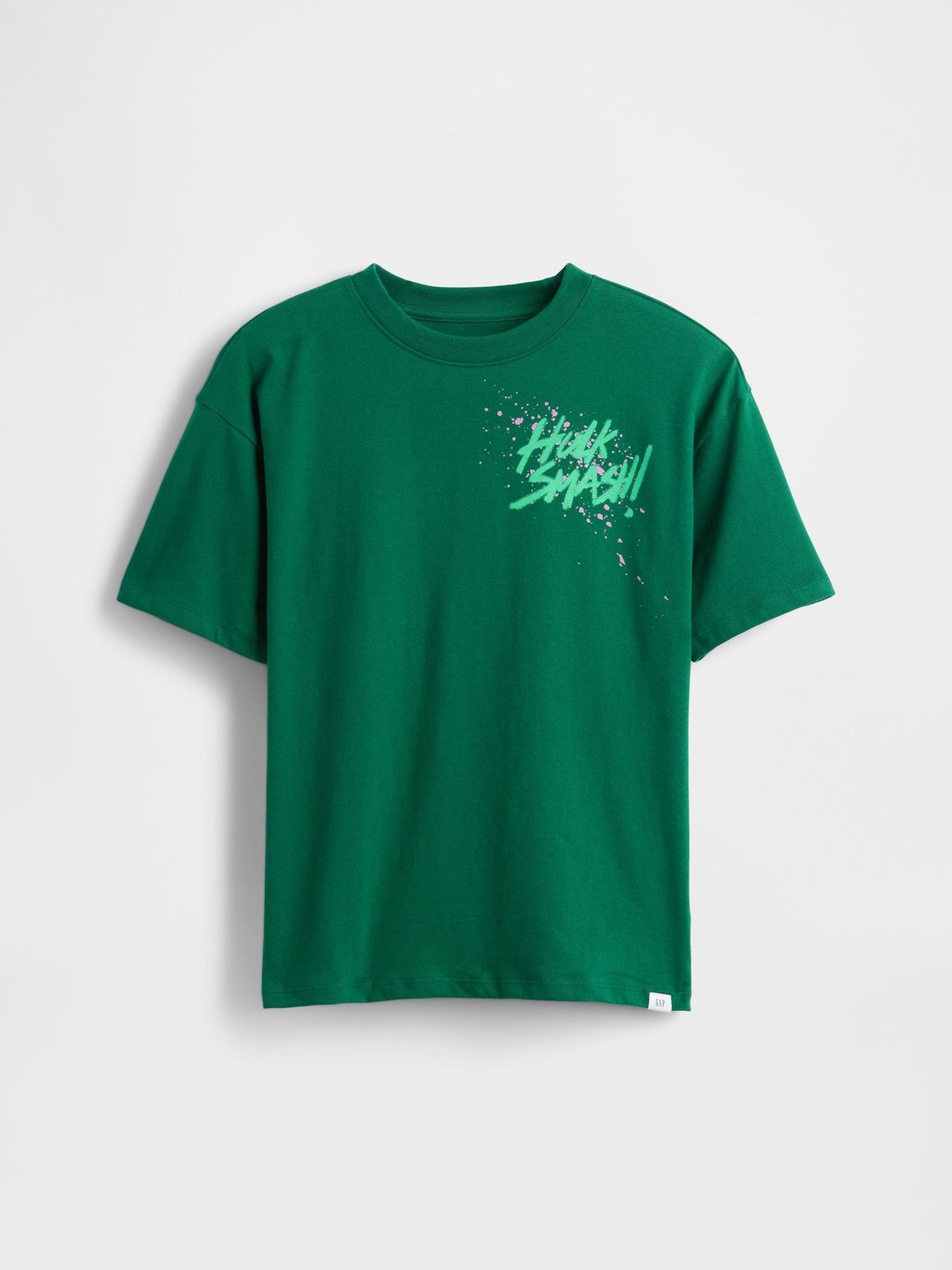 Green Marvel Relaxed Graphic T-Shirt (W73580) | £14