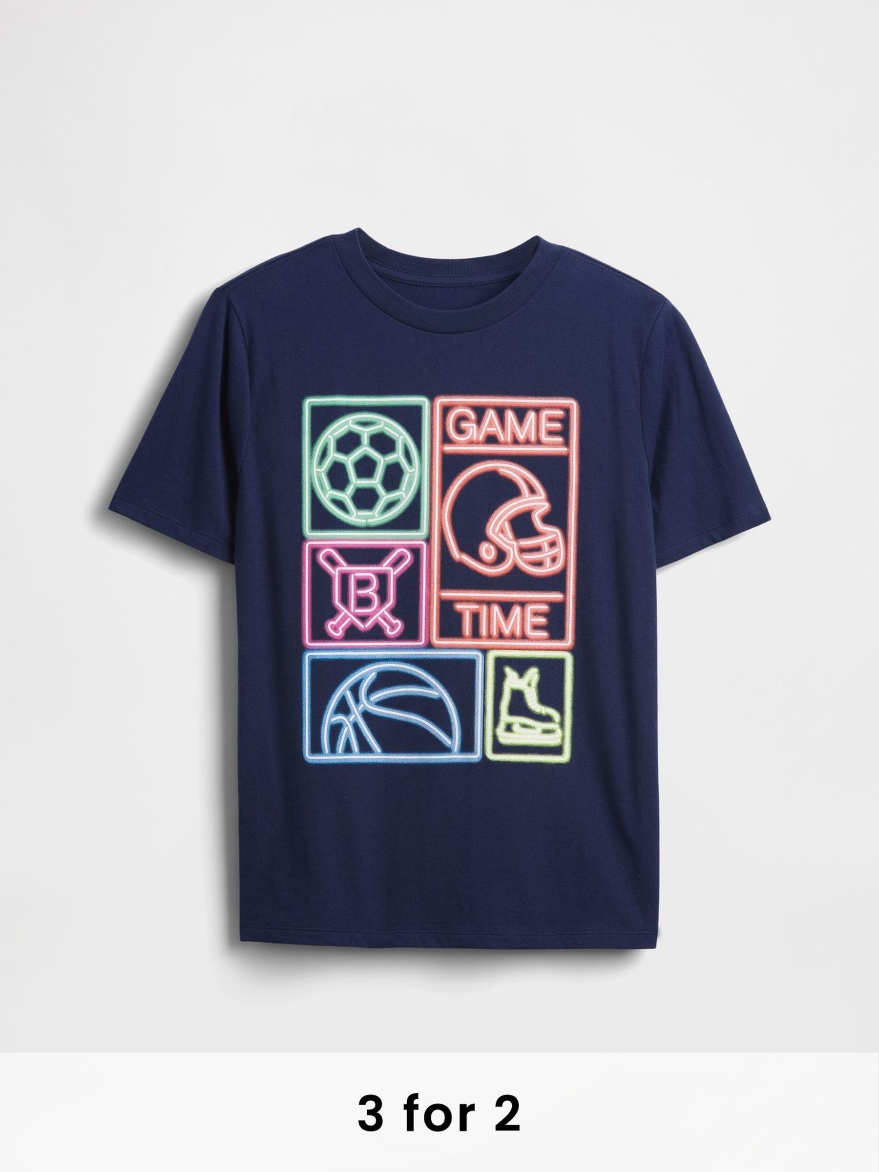 Blue Graphic T-Shirt (4-13yrs) (W73583) | £10