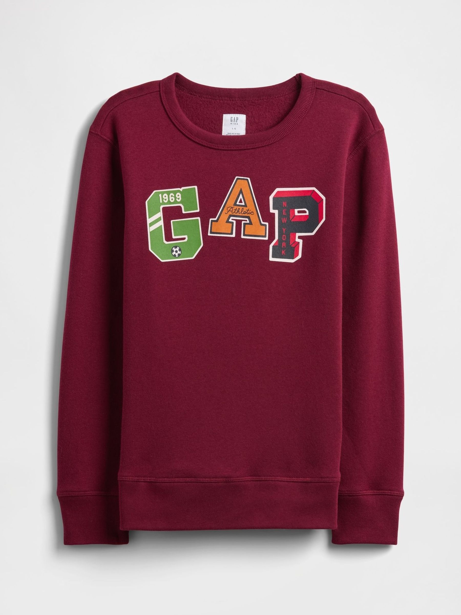 Burgundy Red Logo Sweatshirt (4-13yrs) (W73601) | £18