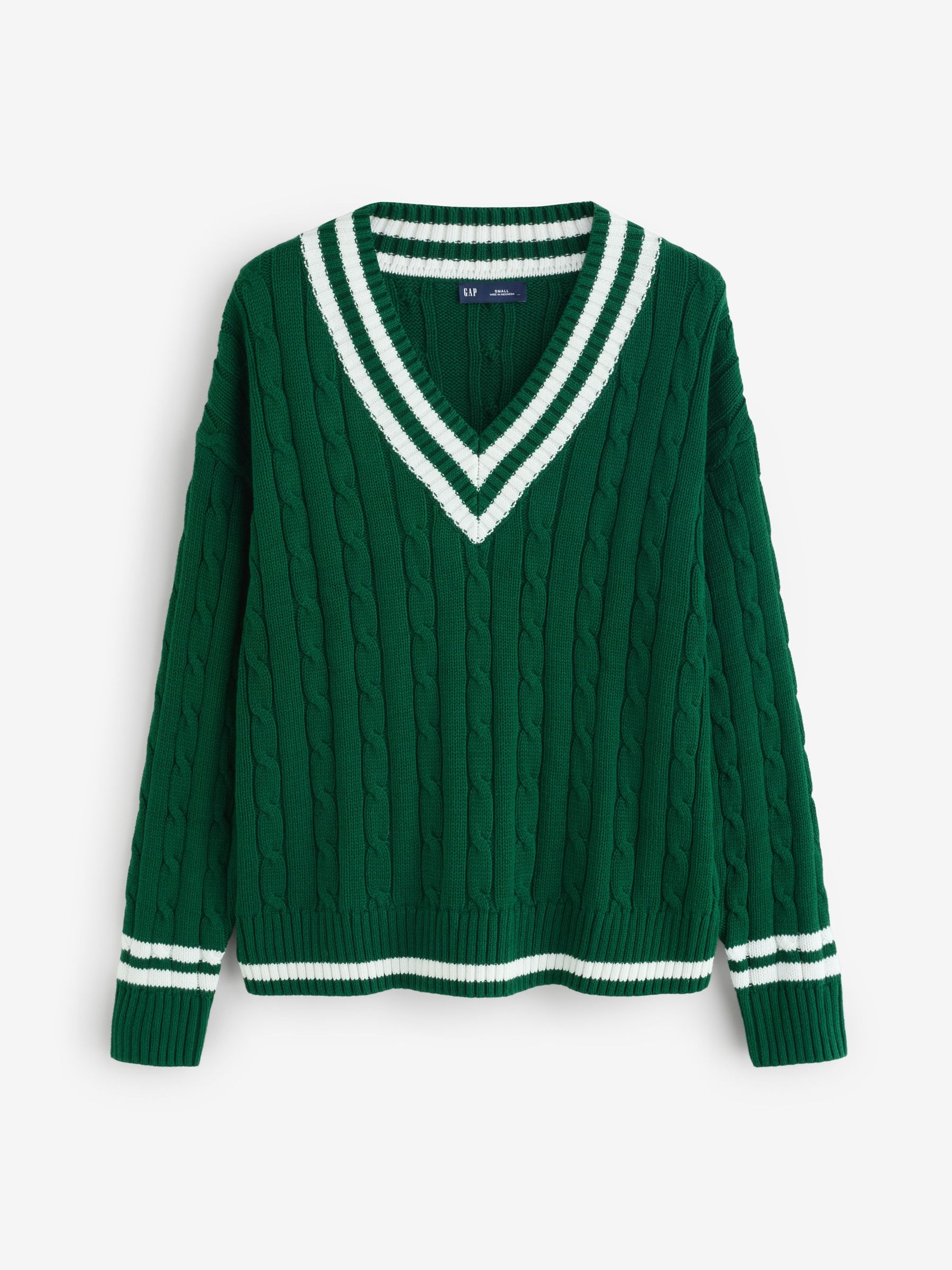 Green V-Neck Jumper (W73636) | £45