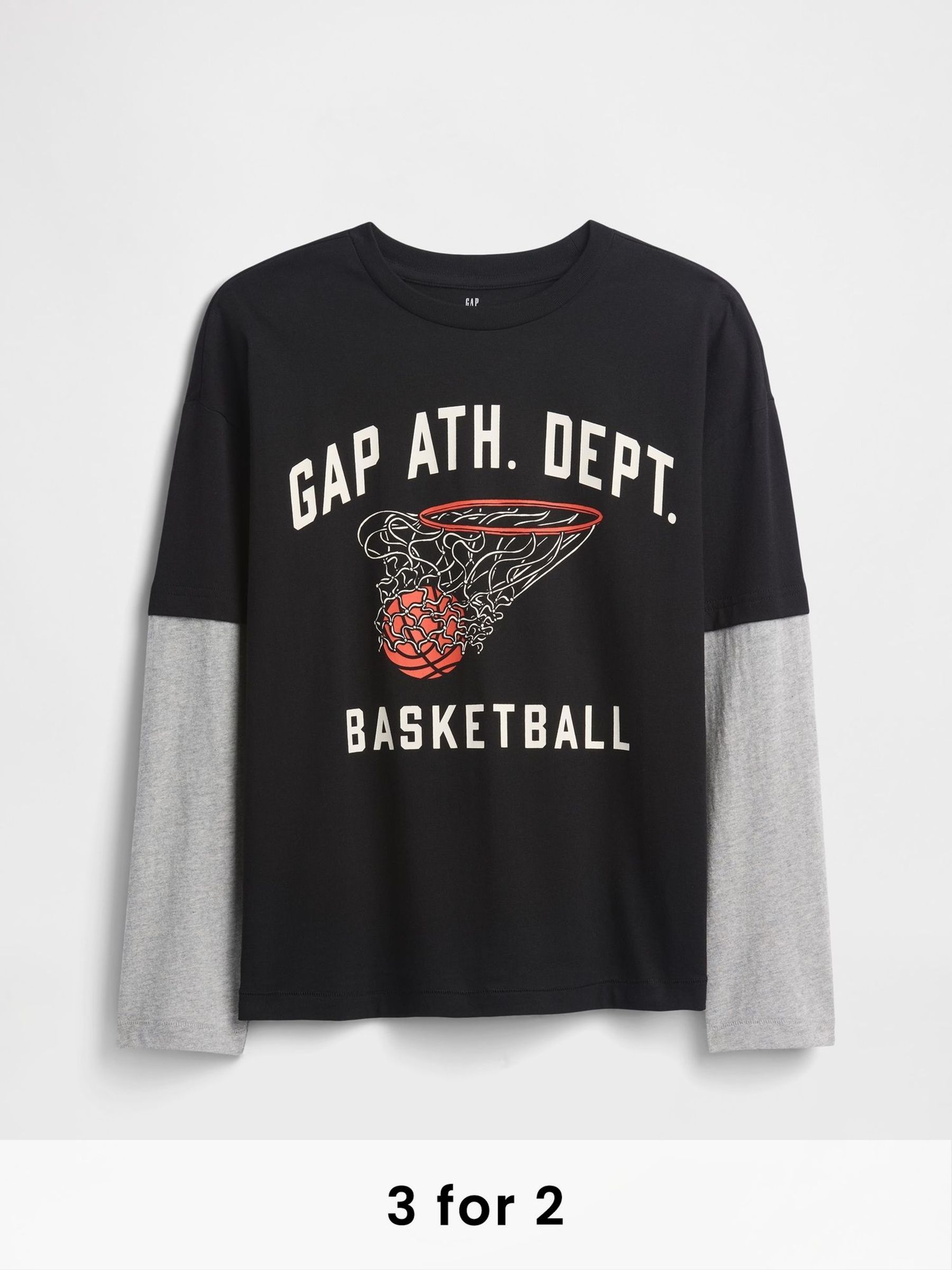 Black Relaxed Graphic T-Shirt (4-13yrs) (W73641) | £12