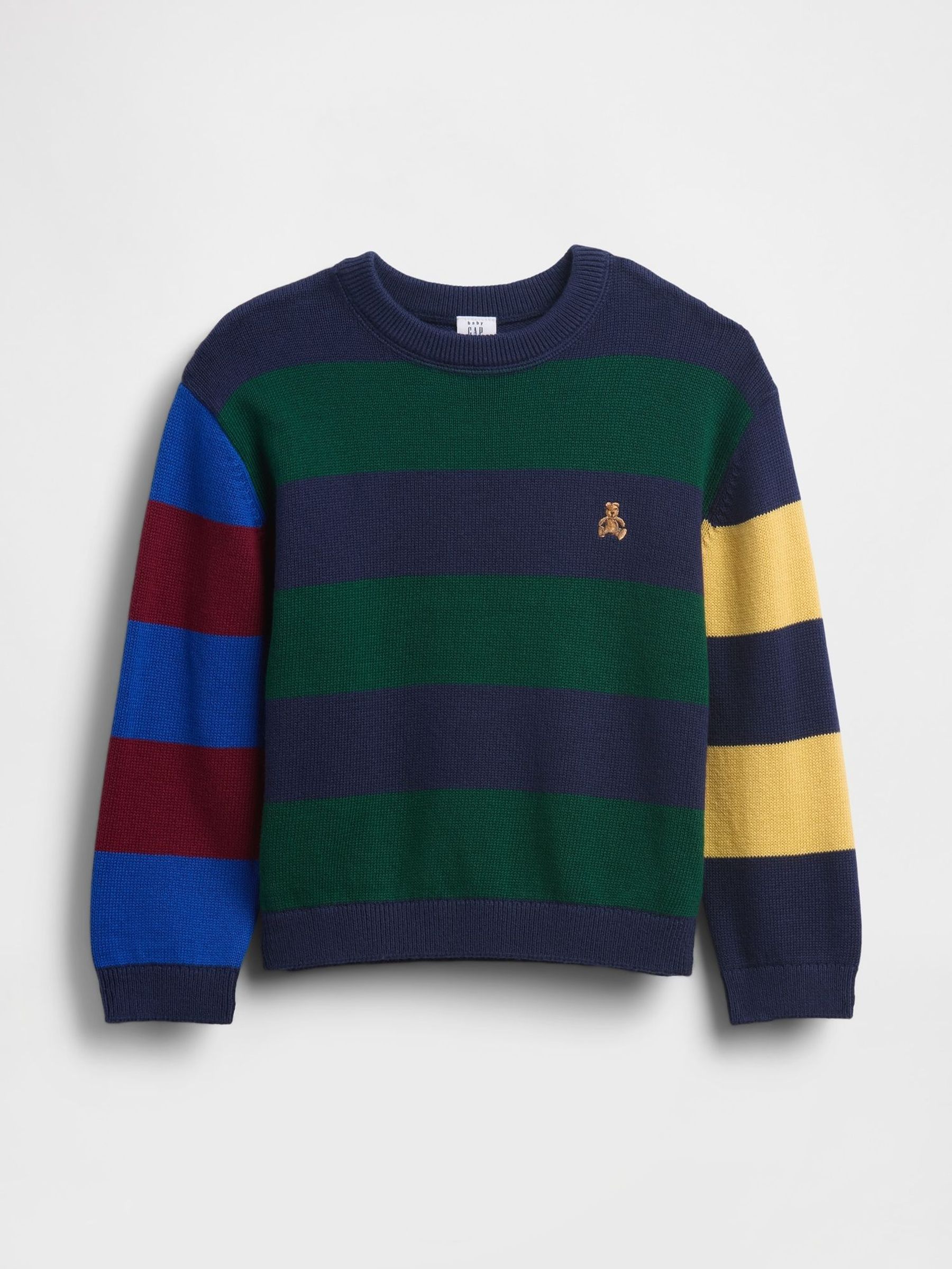 Navy Brannan Bear Crew Neck Jumper (6mths-5yrs) (W73643) | £20